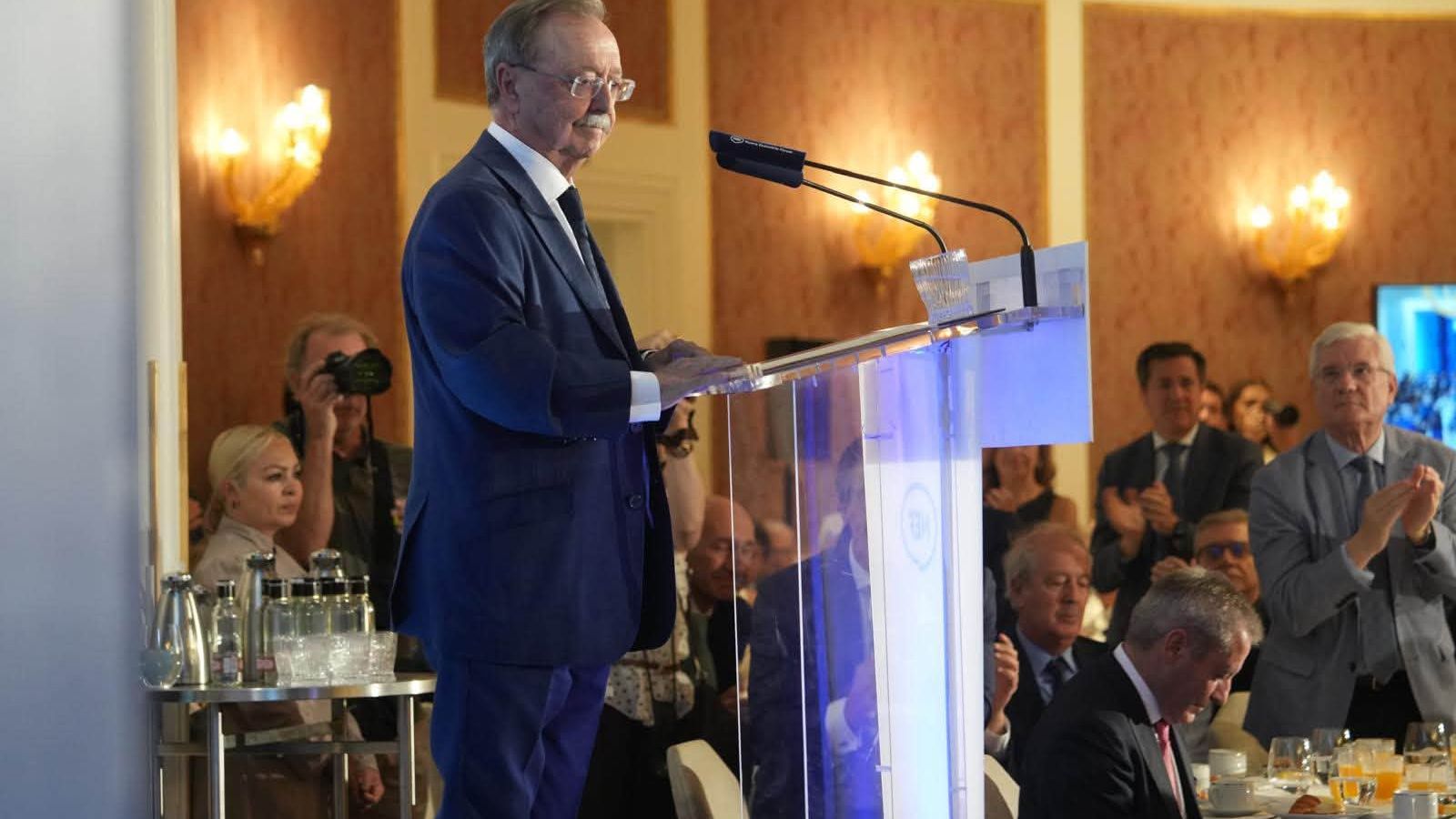 El presidente de la Ciudad Autónoma de Ceuta ha intervenido este lunes, 7 de septiembre, en el Fórum Nueva Economía