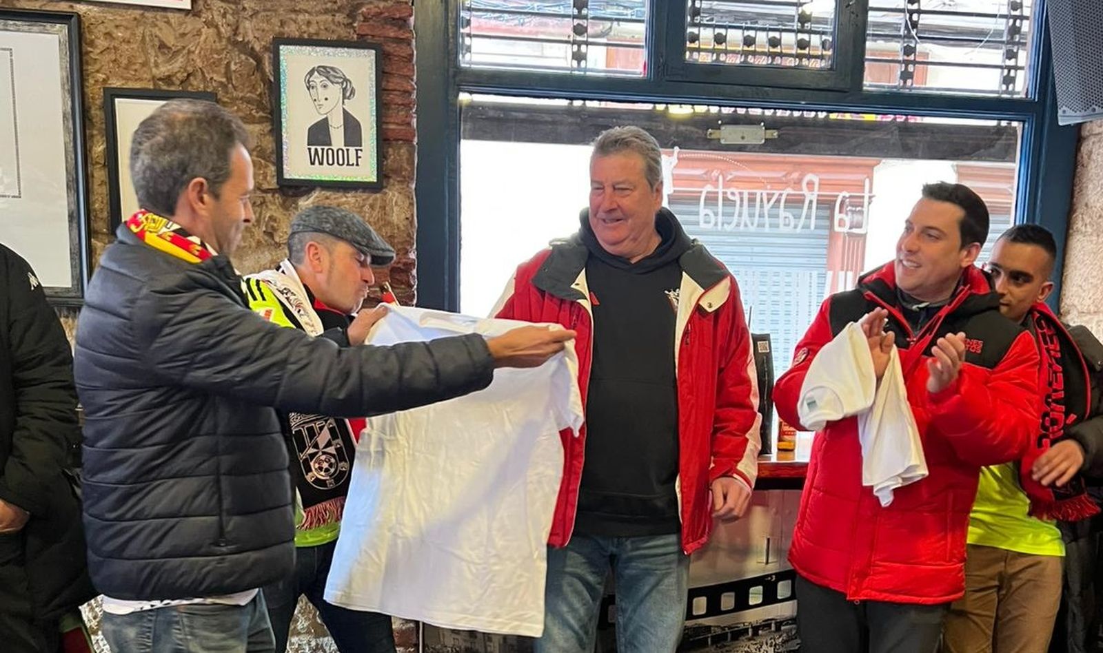 Hermanamiento de las aficiones del Ceuta y el Mirandés