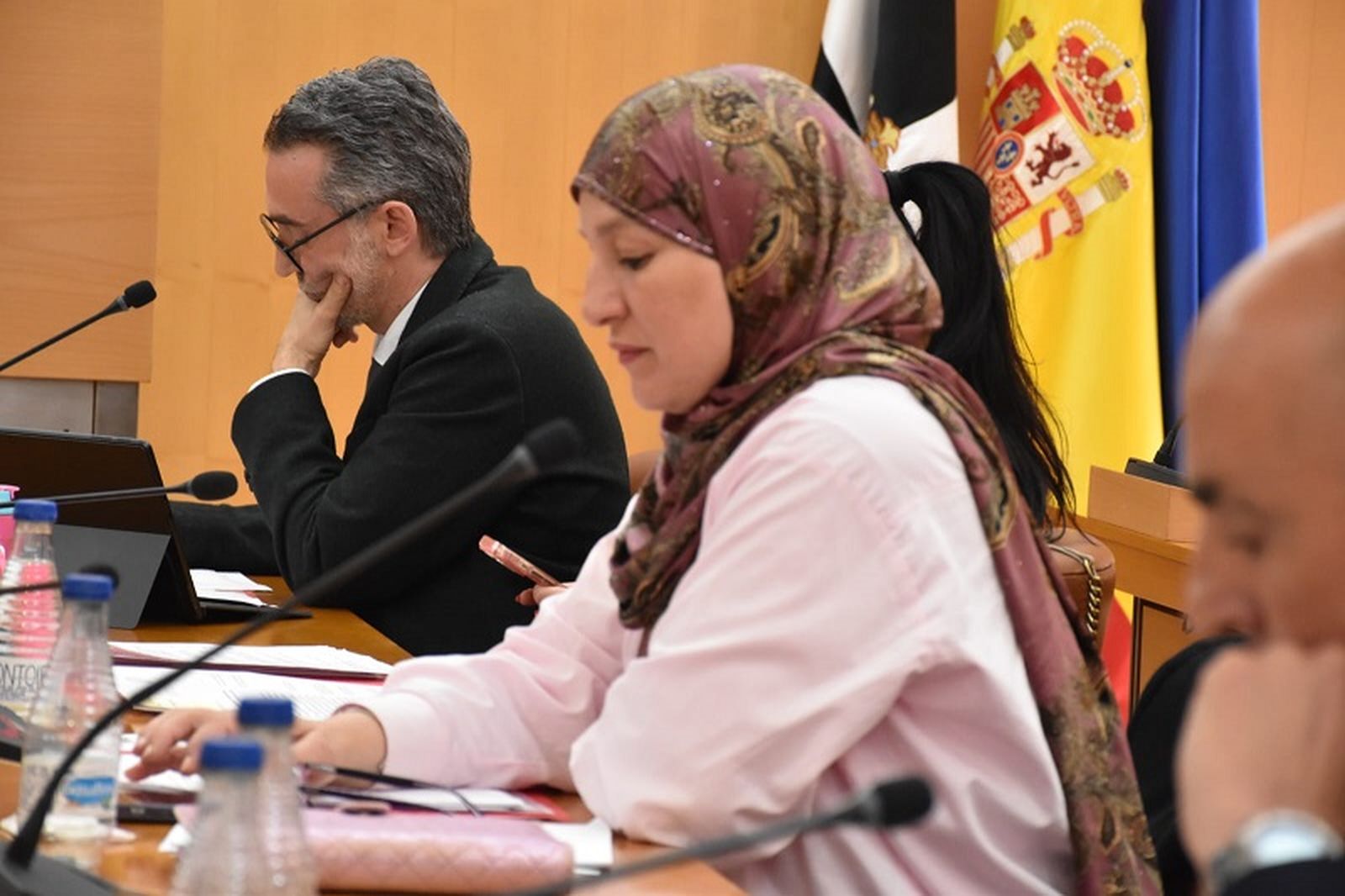 La diputada del Grupo Socialista Hikma Mohamed. / FOTO NICOL'S