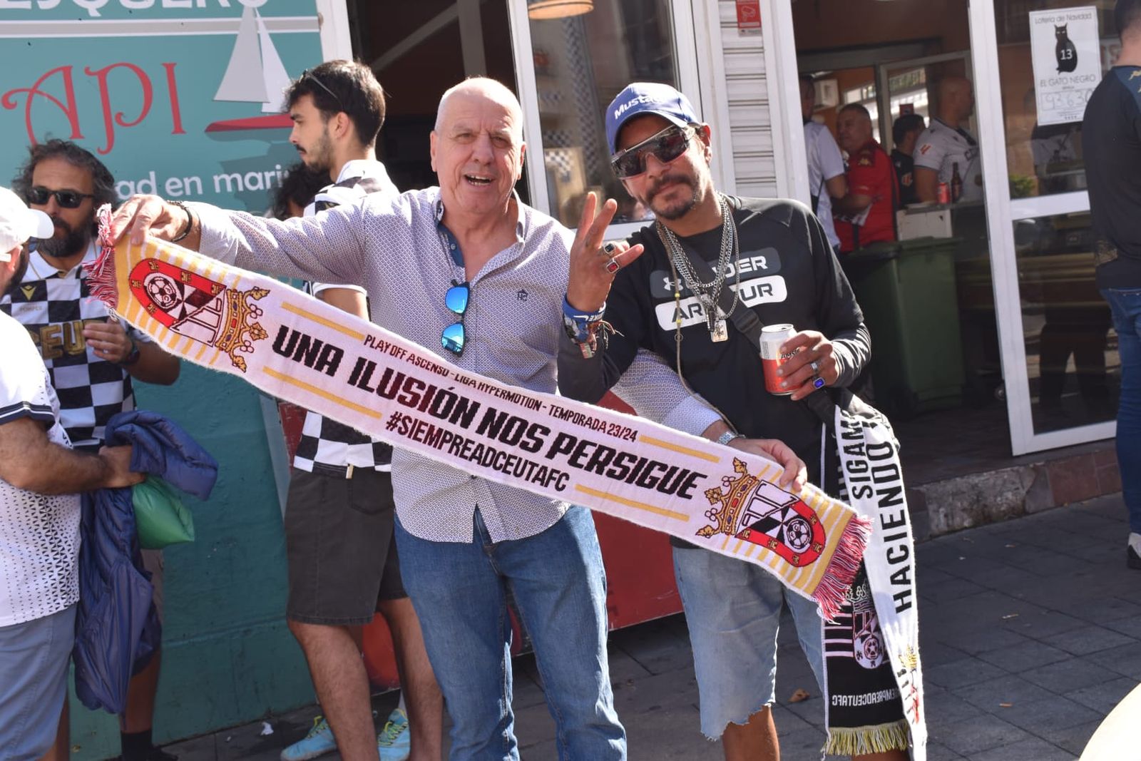 FOTOGALERÍA | Así vio Nicol's a los ceutíes en la previa de la AD Ceuta contra el Mirandés