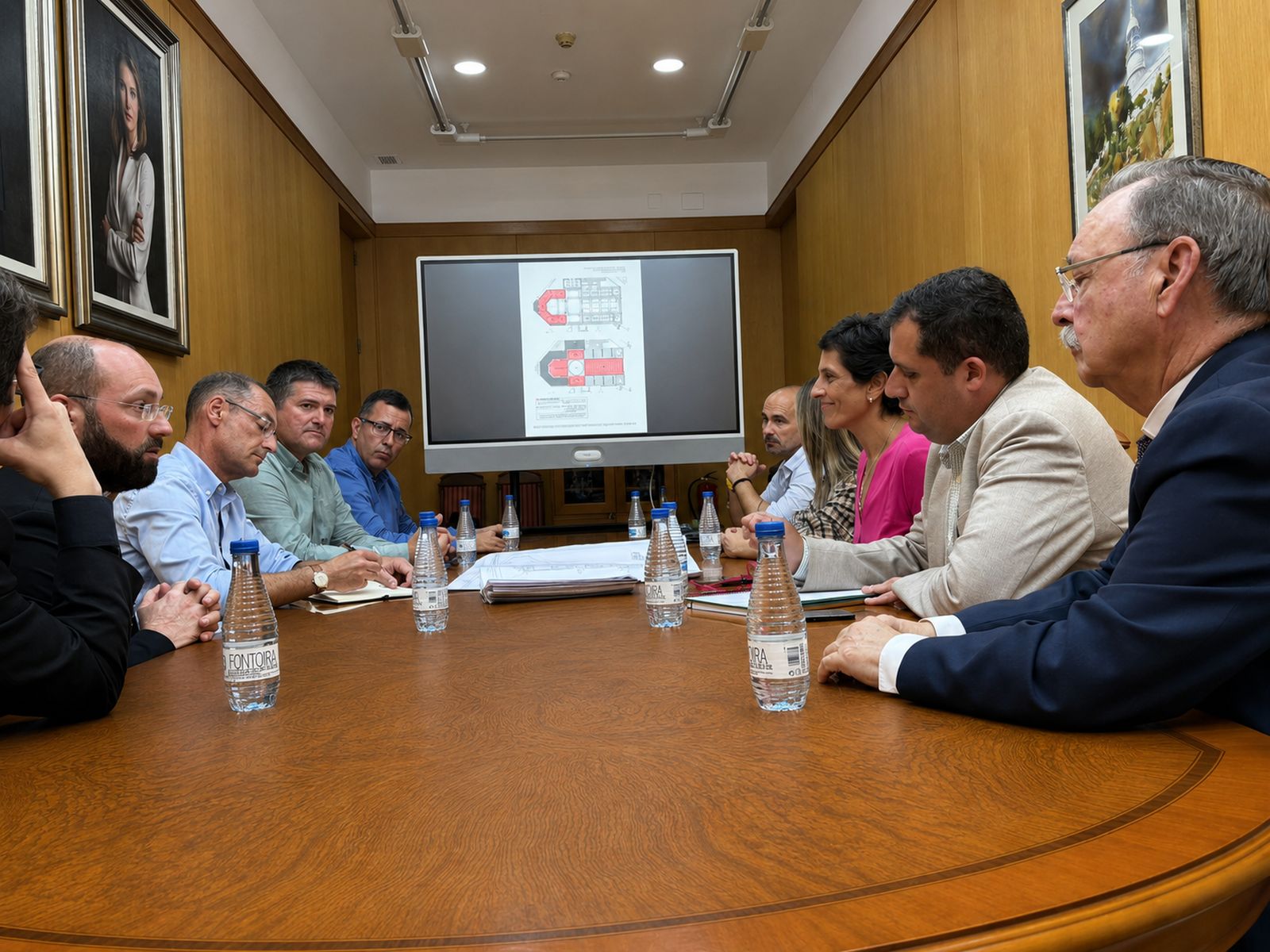 Un momento de la reunión
