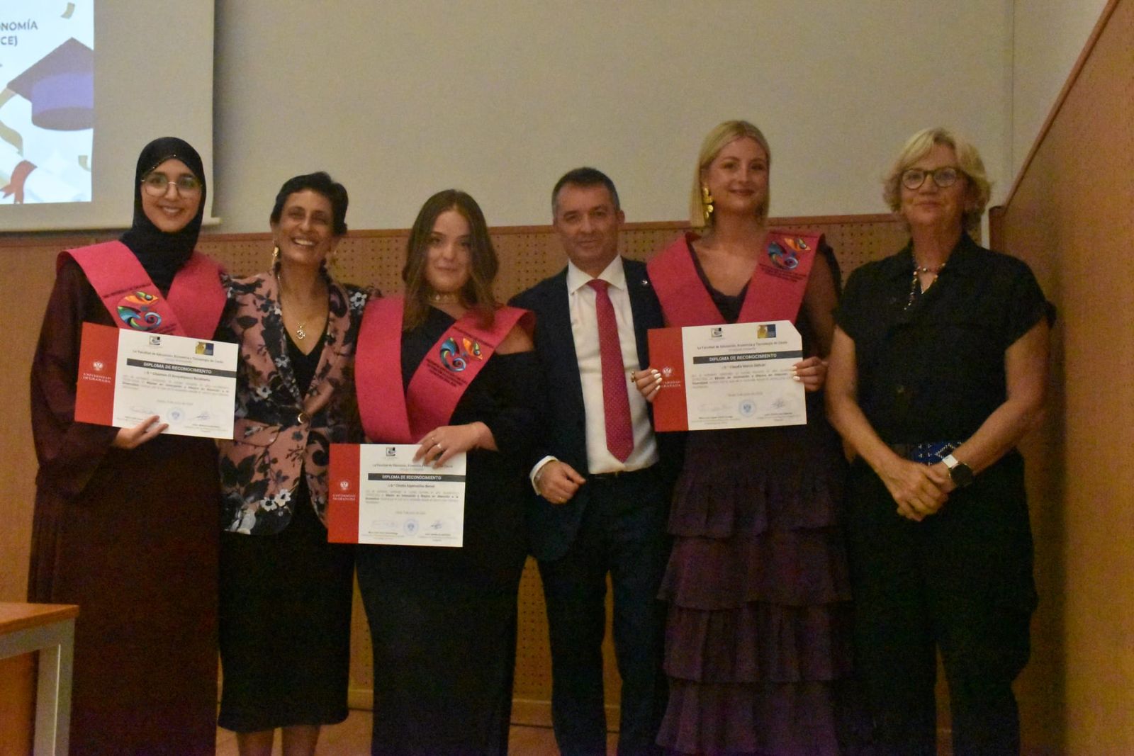 Graduación en el Campus de los posgrados de la Universidad de Granada en Ceuta