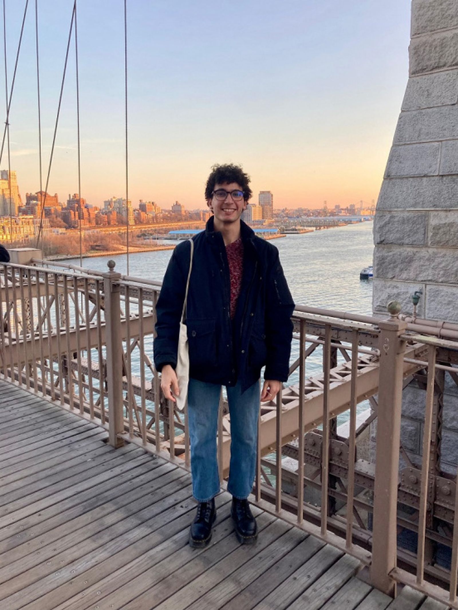 Sbihi durante una de sus estancias en EEUU. / FOTO CEDIDA