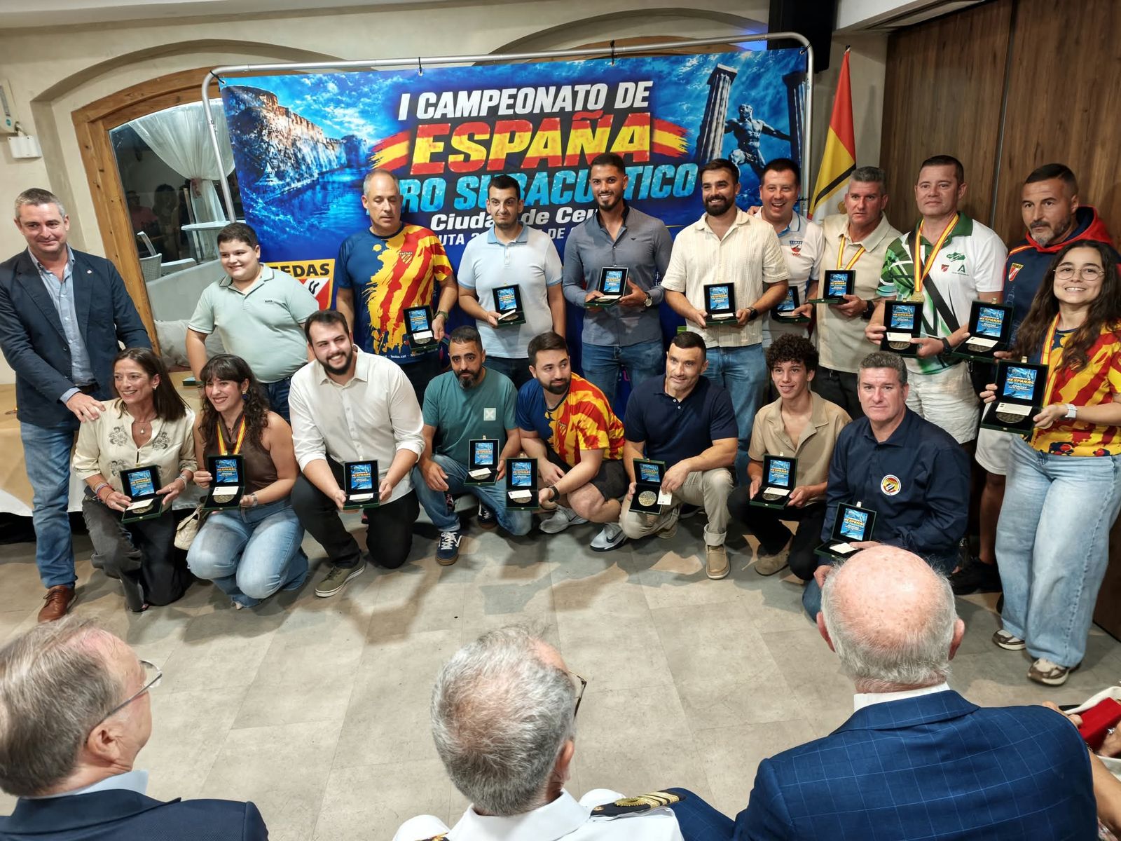 Rafael Ruiz y Mabel Lucena inauguran el palmarés del Campeonato de España de tiro subacuático en Ceuta