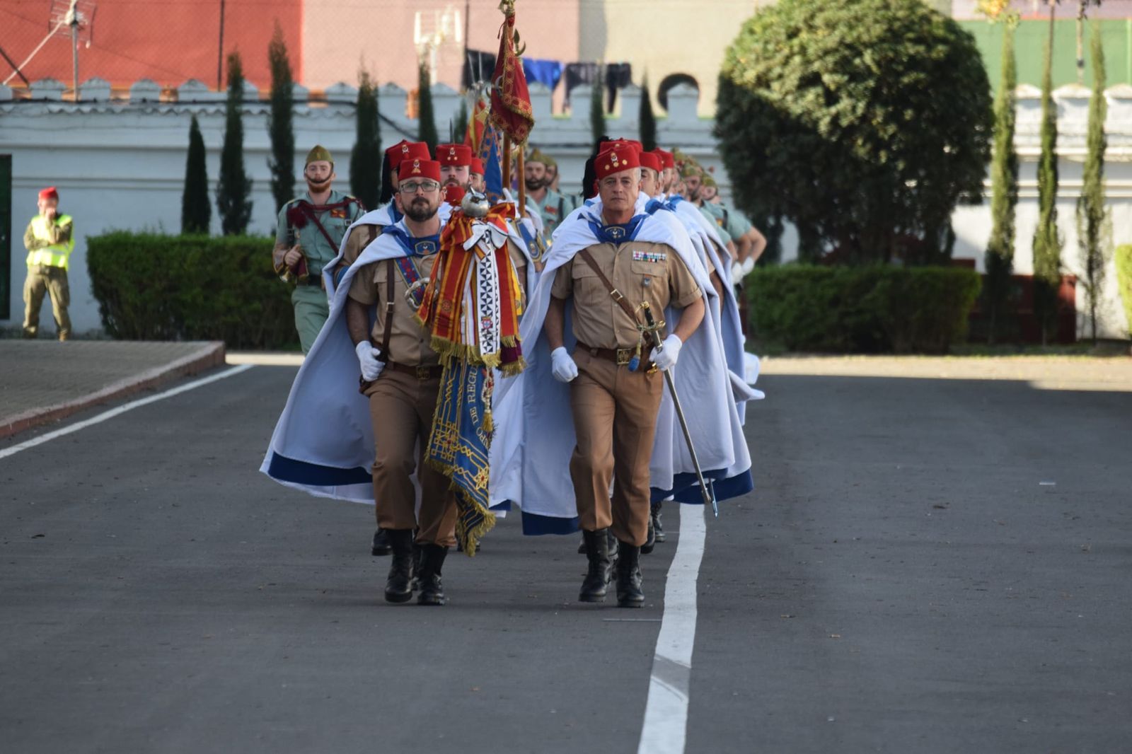 Regulares se viste de gala en honor de la Patrona de Infantería