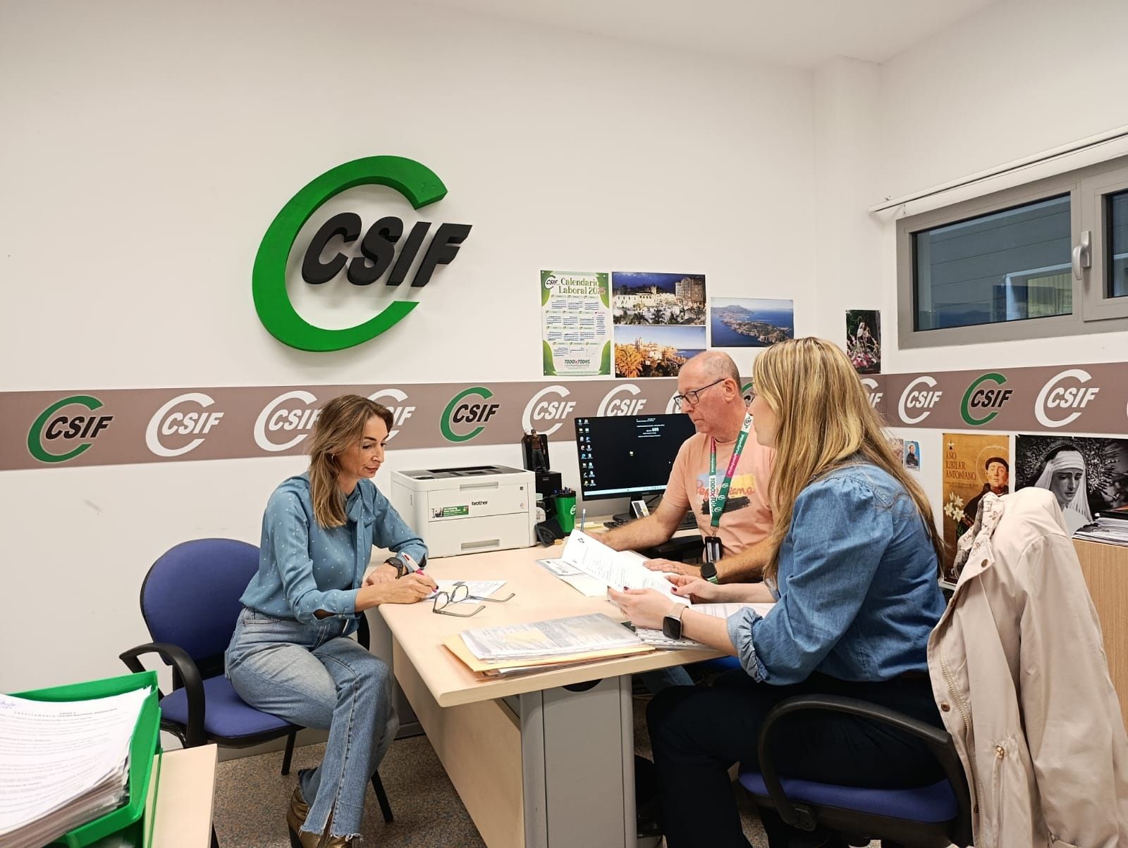 Sindicalistas de CSIF