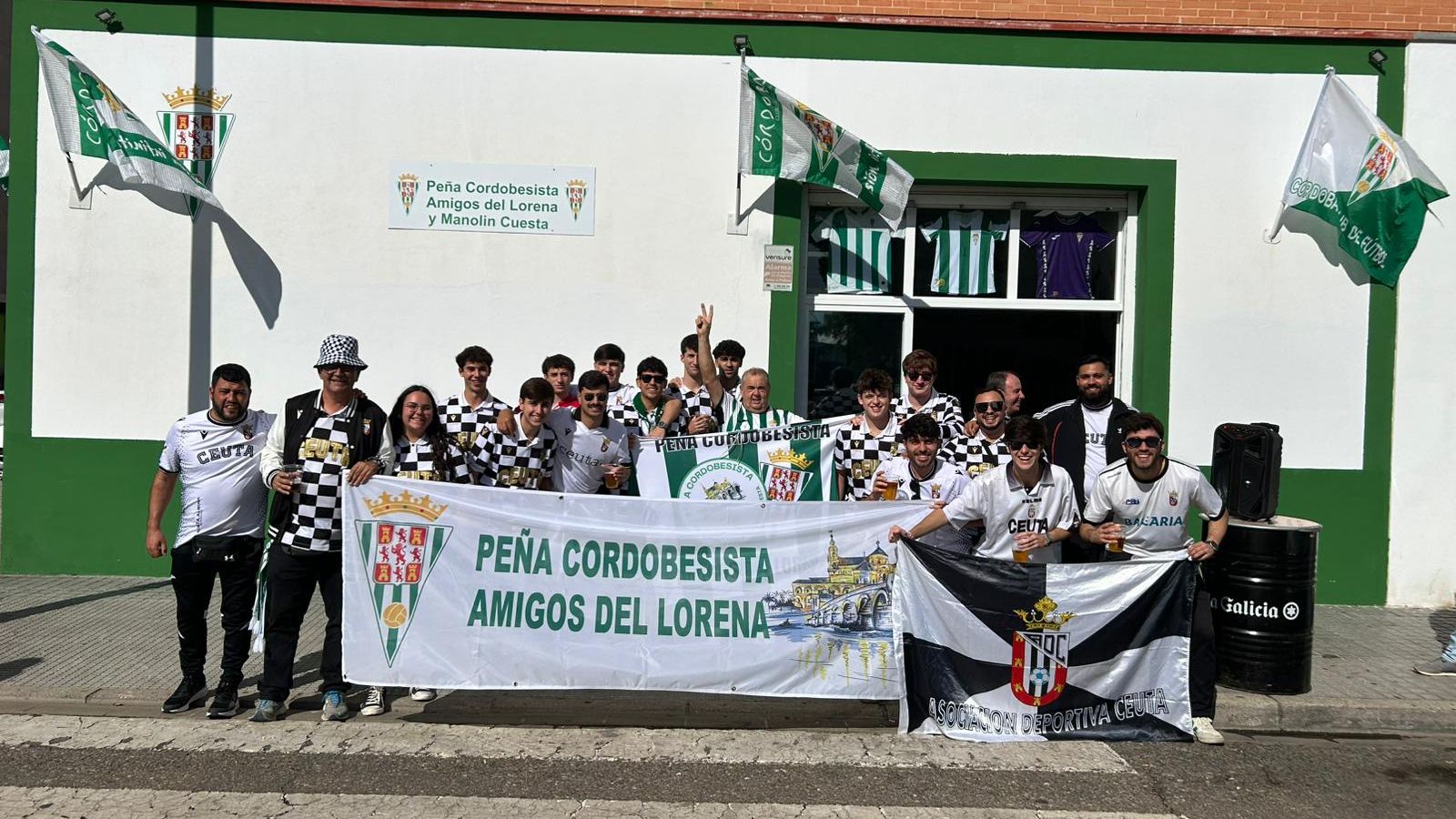 Afición ceutí en Córdoba Afición ceutí en Córdoba