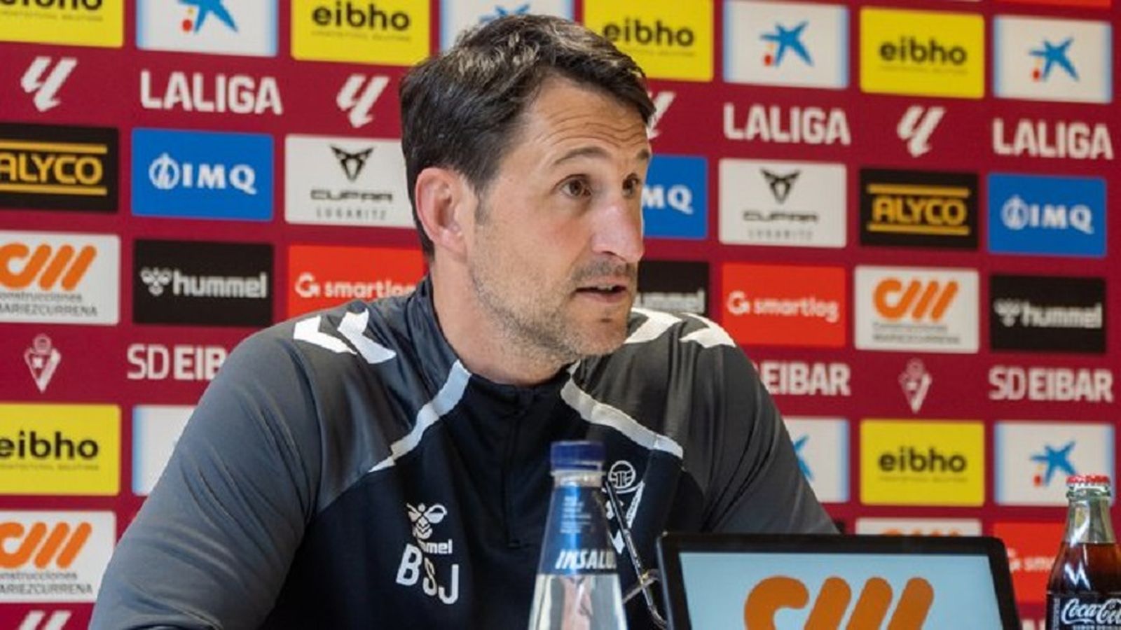Beñat, entrenador de la SD Eibar