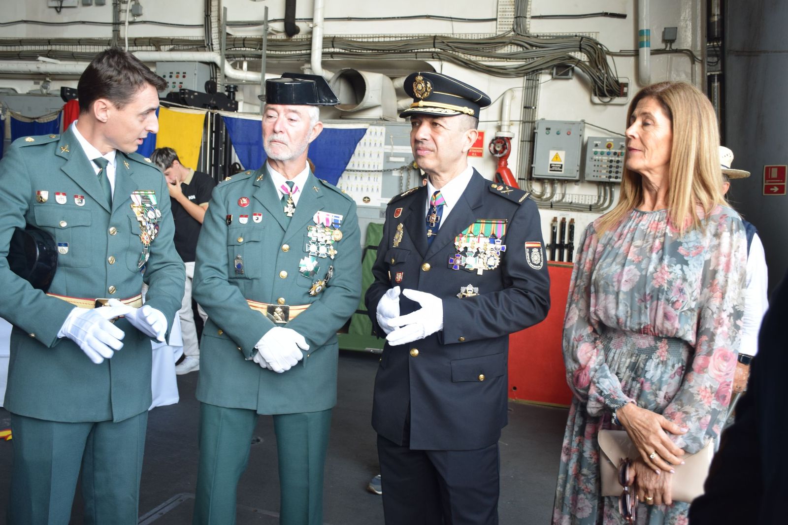 Emotiva jura de bandera a bordo del 'Castilla'