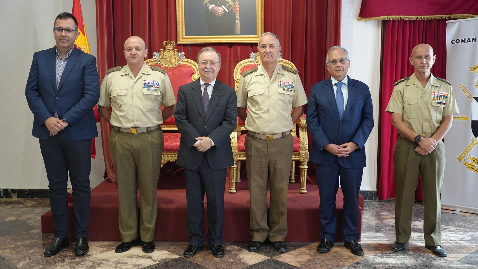 Acto en la Comandancia General
