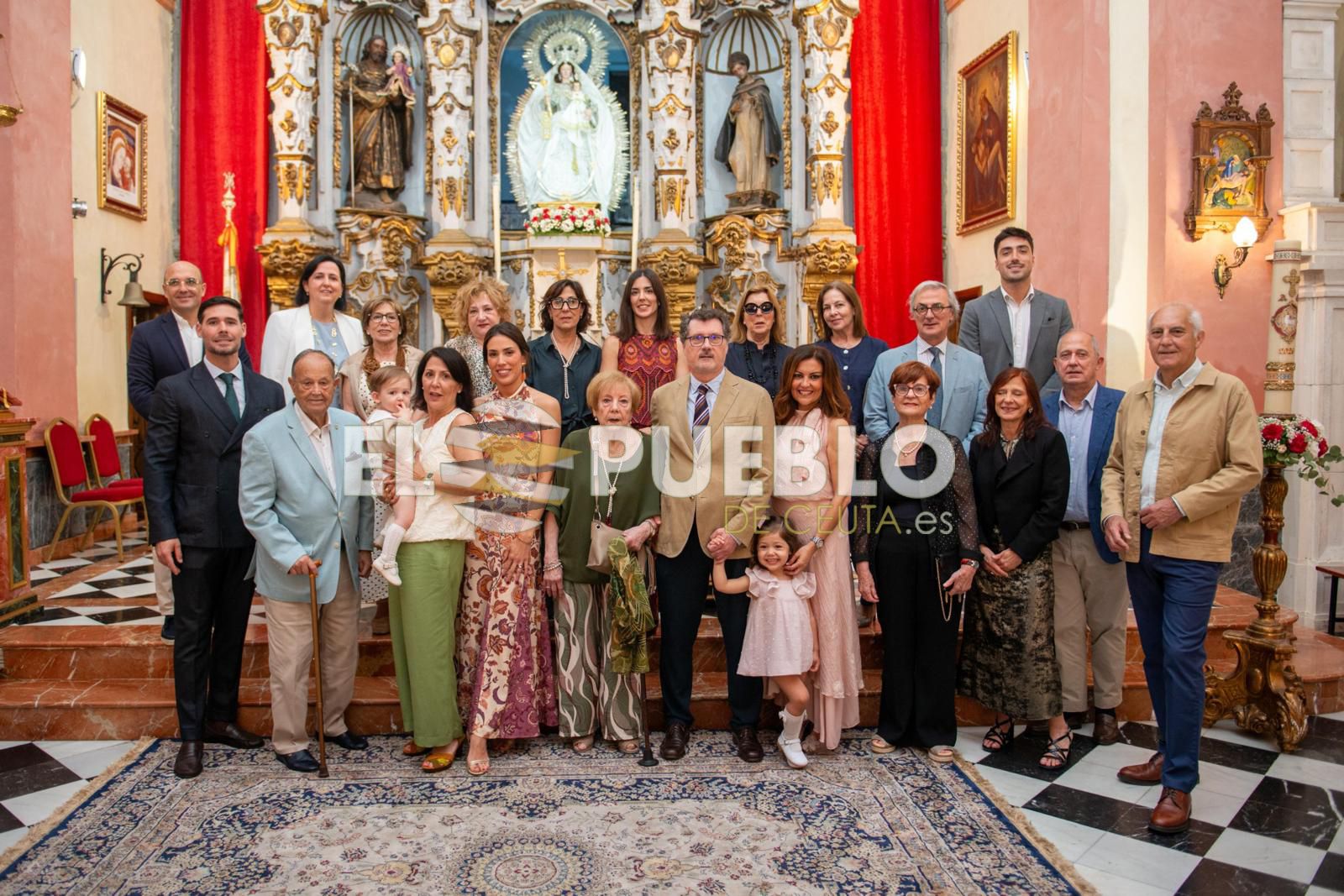 Bautizo de Nico en la  Iglesia de Nuestra Señora de  los Remedios
