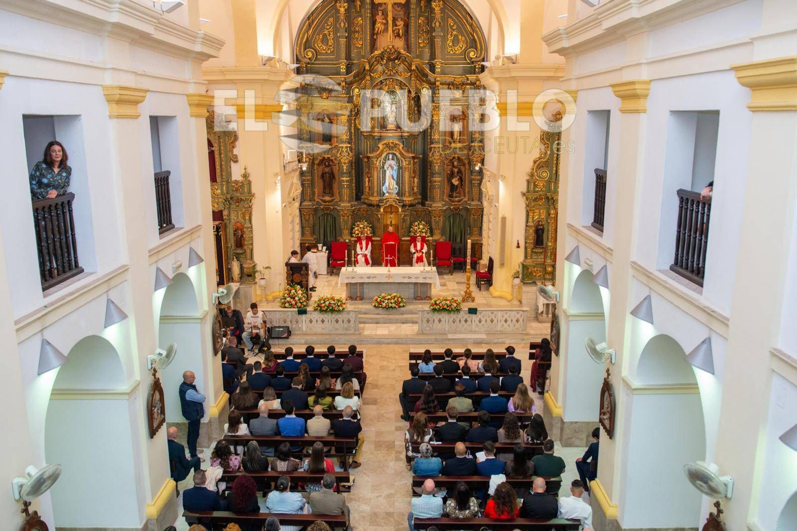 Confirmaciones en la iglesia de San Francisco este viernes