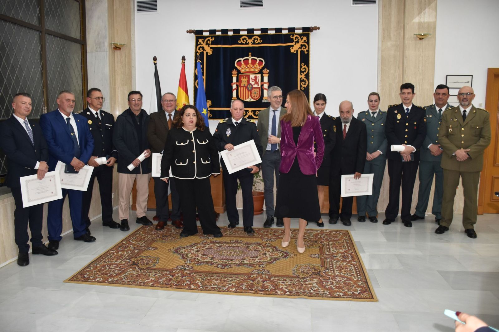 Protección Civil rreconoce el éxito de la OPE con la entrega de sus Medallas