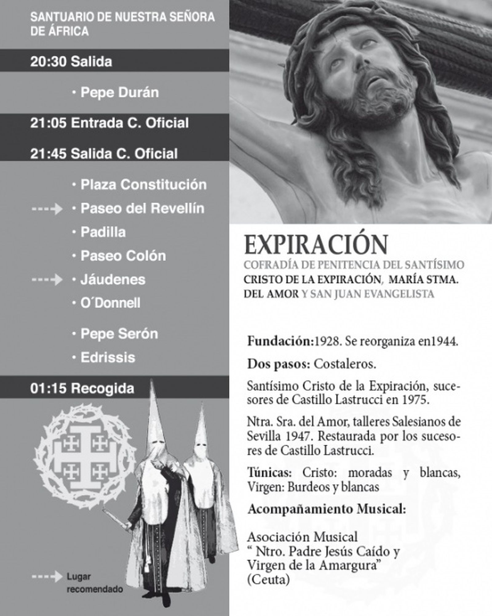 Recorrido de La Expiración. / FOTO E.P.
