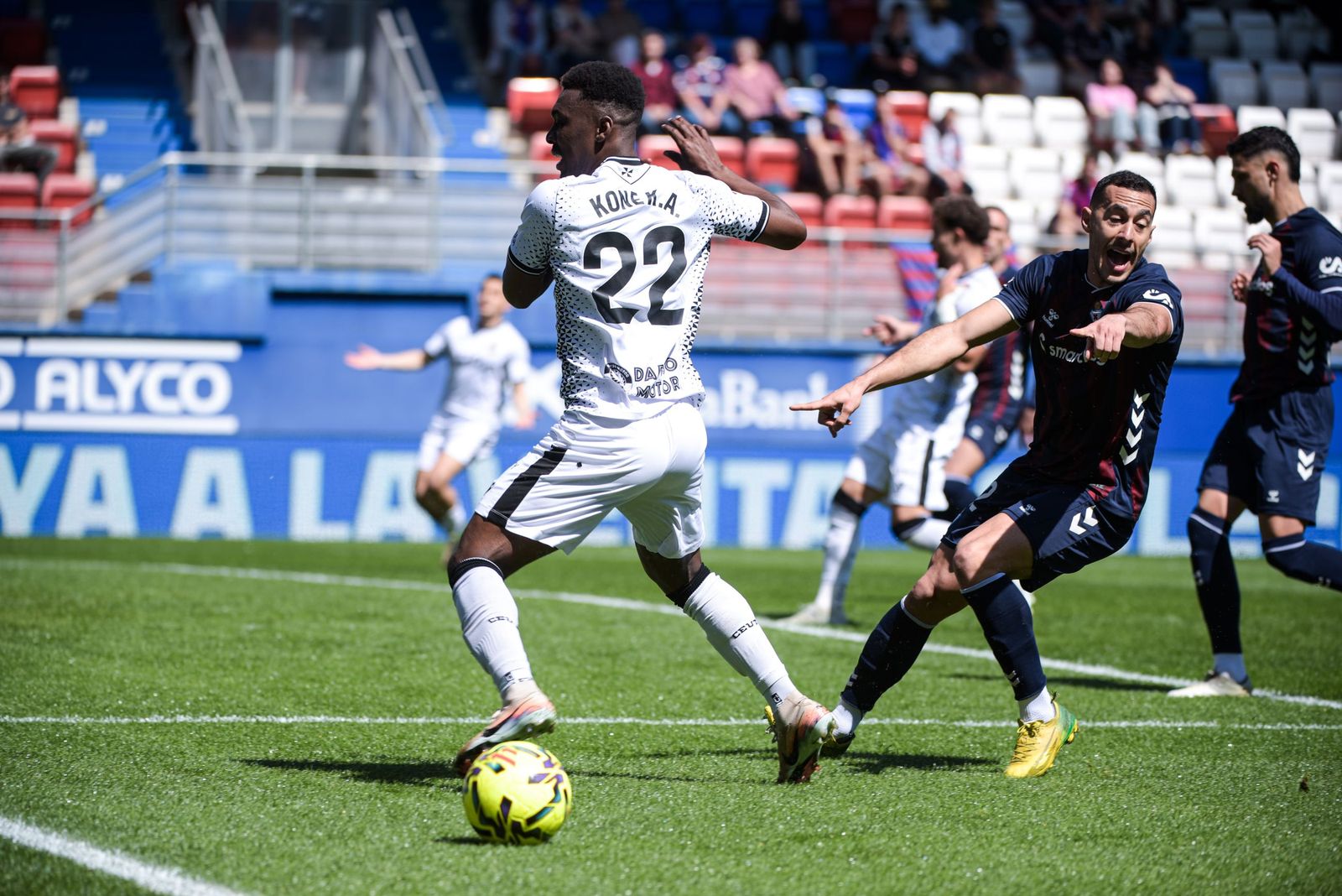 Eibar-AD Ceuta, partido de la Liga Hypermotion