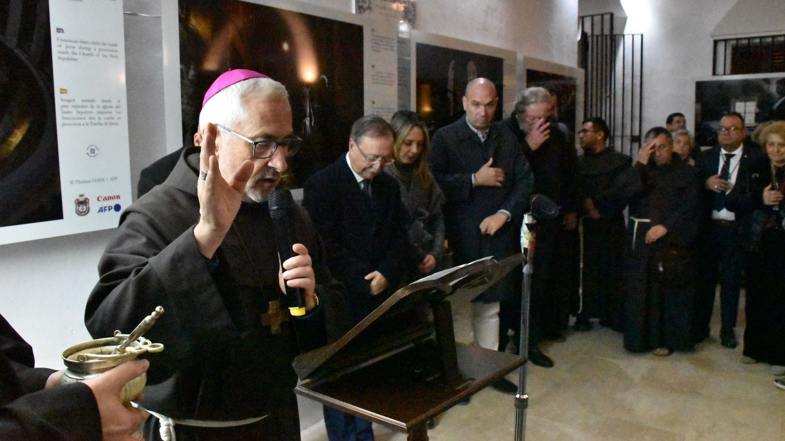 Un trocito de Jerusalén en el nuevo Claustro de San Antonio