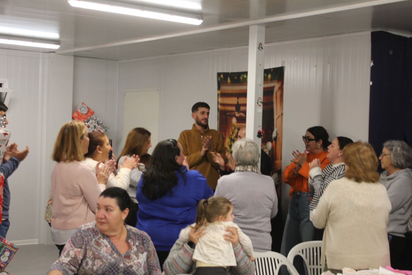 Una chocolatada especial en Juan XXIII