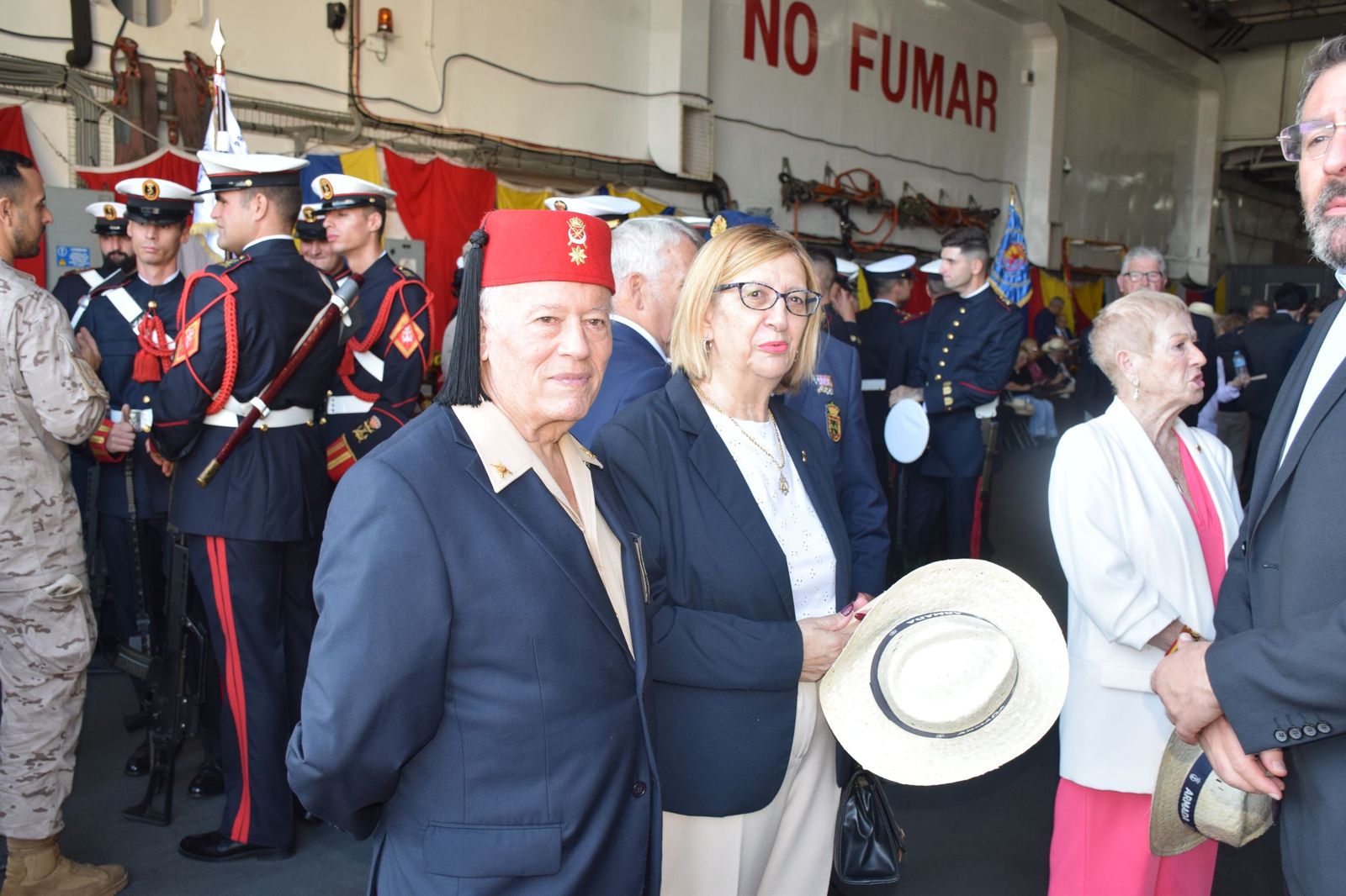Emotiva jura de bandera a bordo del 'Castilla'