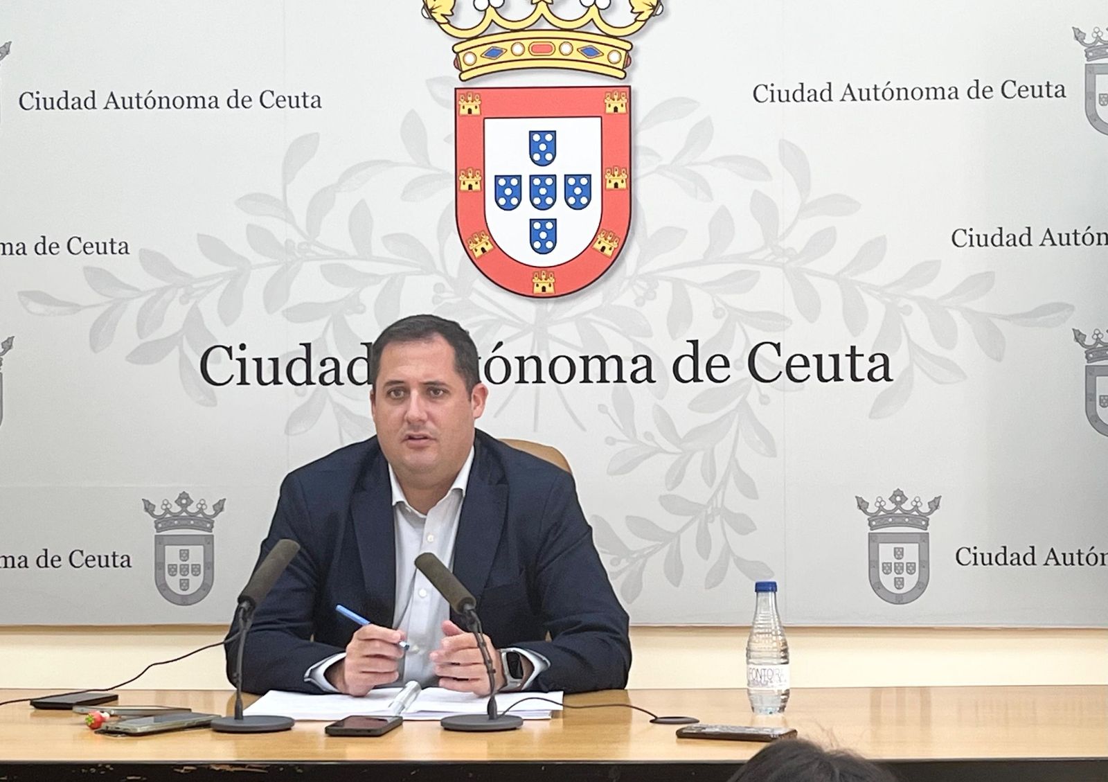 Alejandro Ramírez, durante su intervención en la rueda de prensa ofrecida este martes