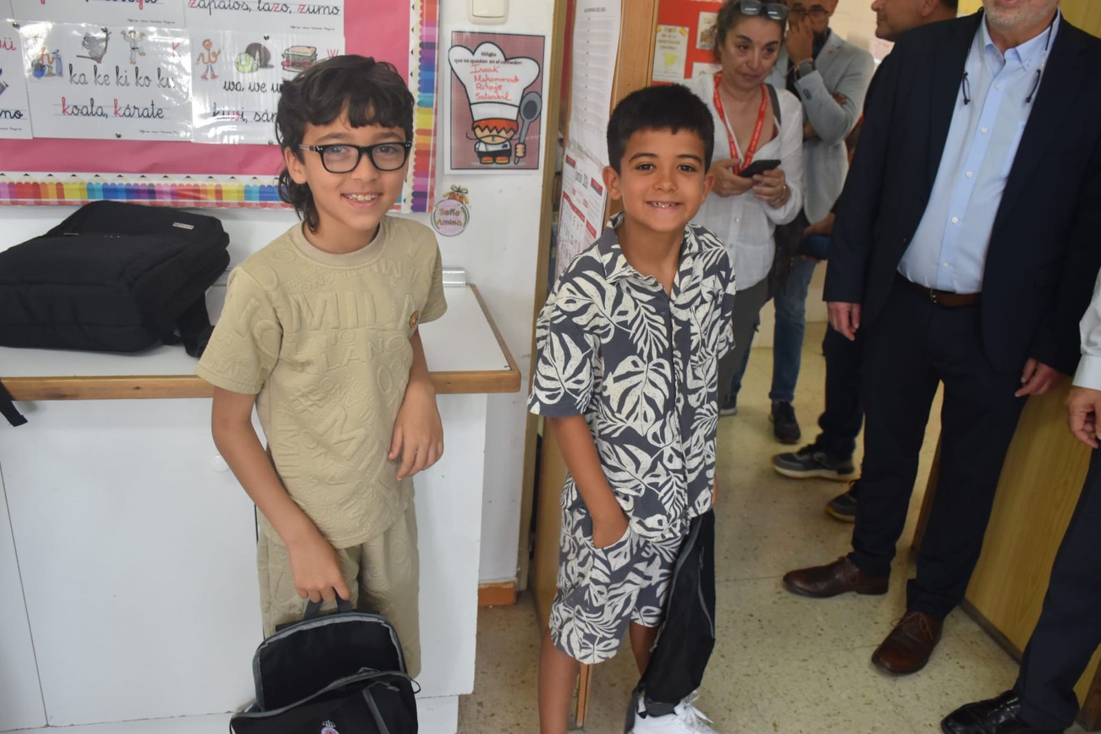 Así ha sido la visita de Barcones al CEIP Reina Sofía