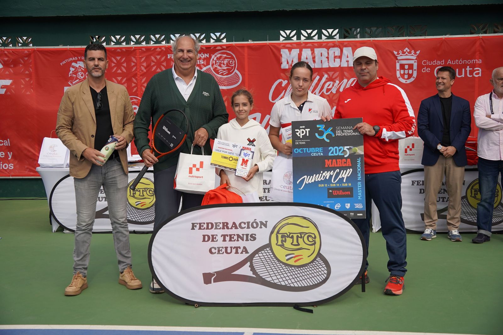 Las finales cierran un brillante 'Máster Nacional RPT Marca Junior Cup Ciudad de Ceuta-CSIF’