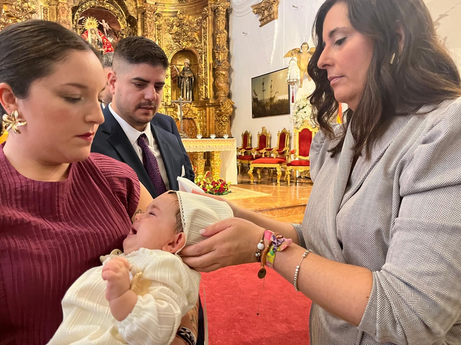 Bautismo de Nico, Mateo y Leo en el Santuario