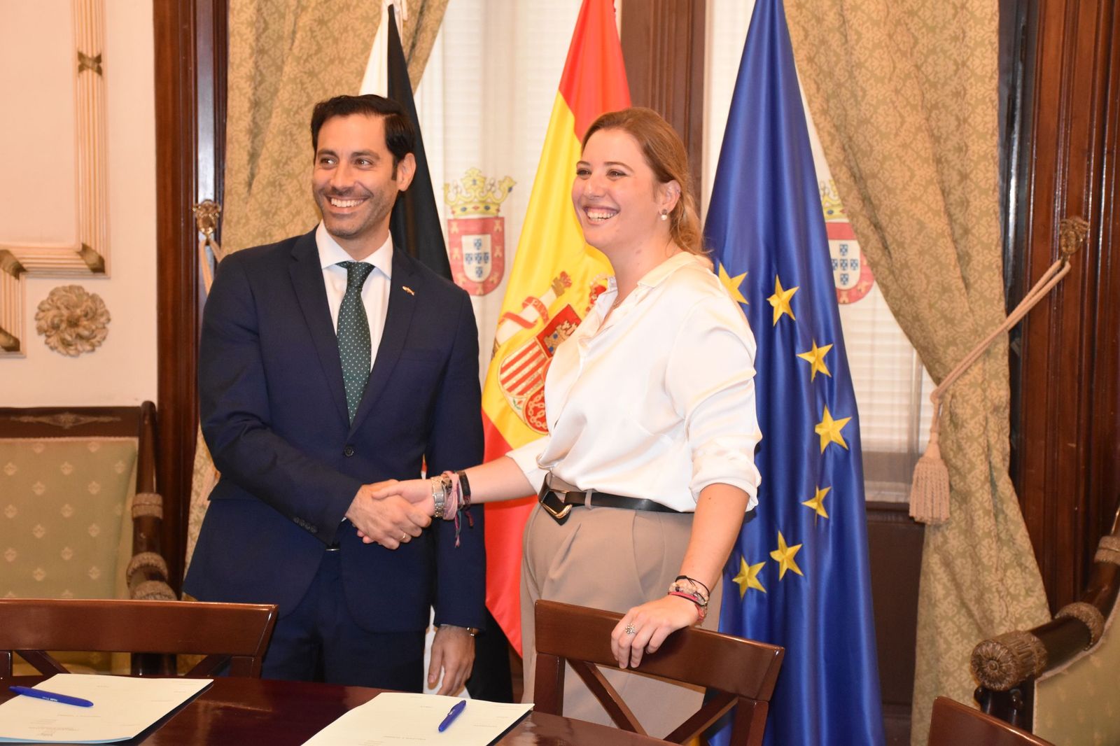 Firma del convenio entre Ciudad y el Colegio de Arquitectos.