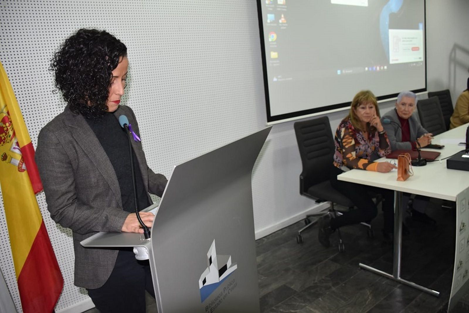 Velázquez durante su discurso. / FOTO NICOL´S