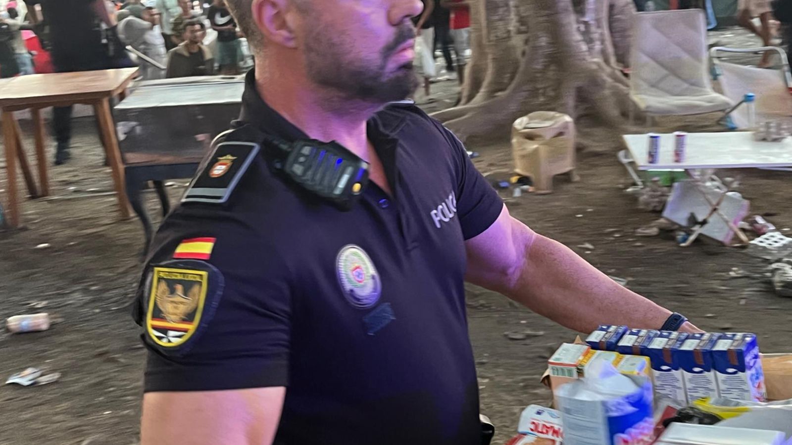 Intervención de la Policía Local en El Trampolín