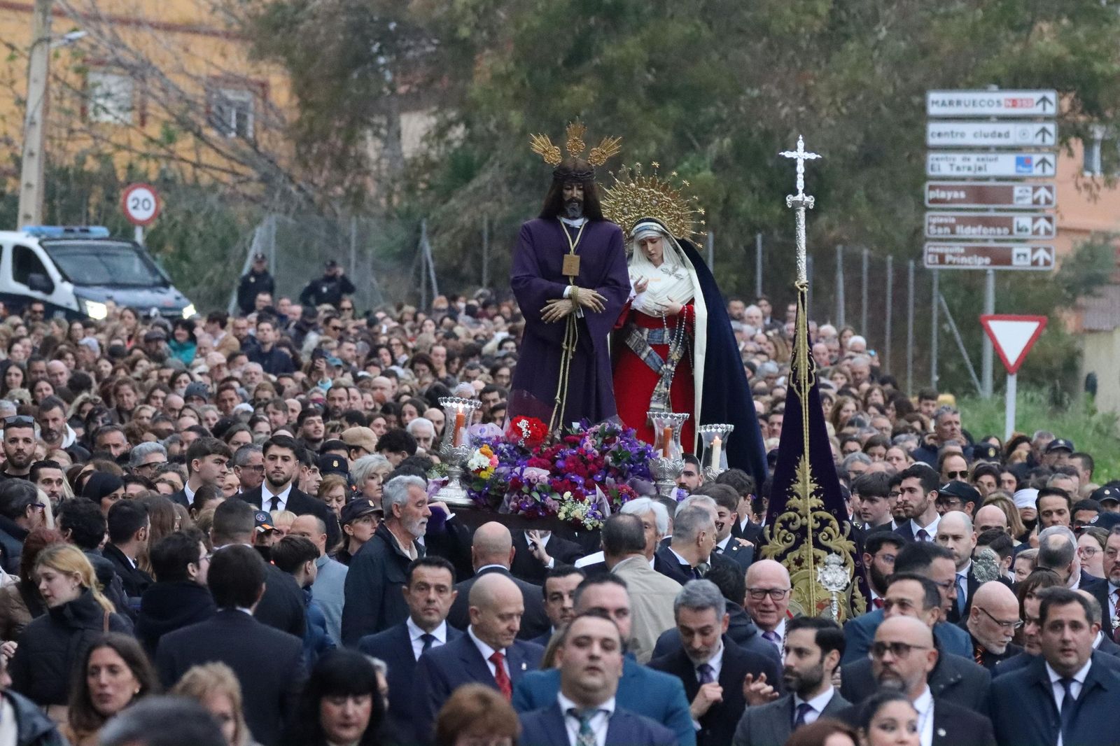 Fe, redención y  convivencia: Ceuta vuelve a mostrar sus mejores galas en el Traslado del Cautivo