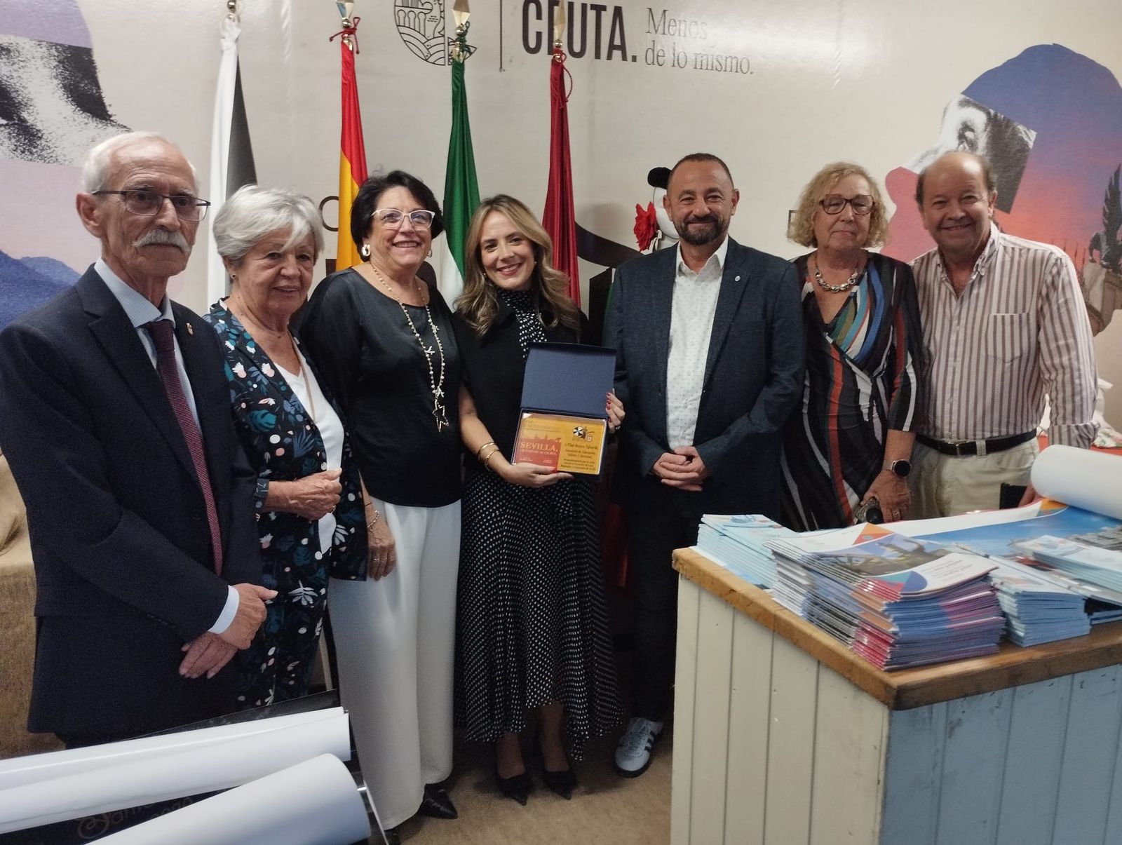 La consejera de Cultura, Pilar Orozco, durante su visita en Sevilla.