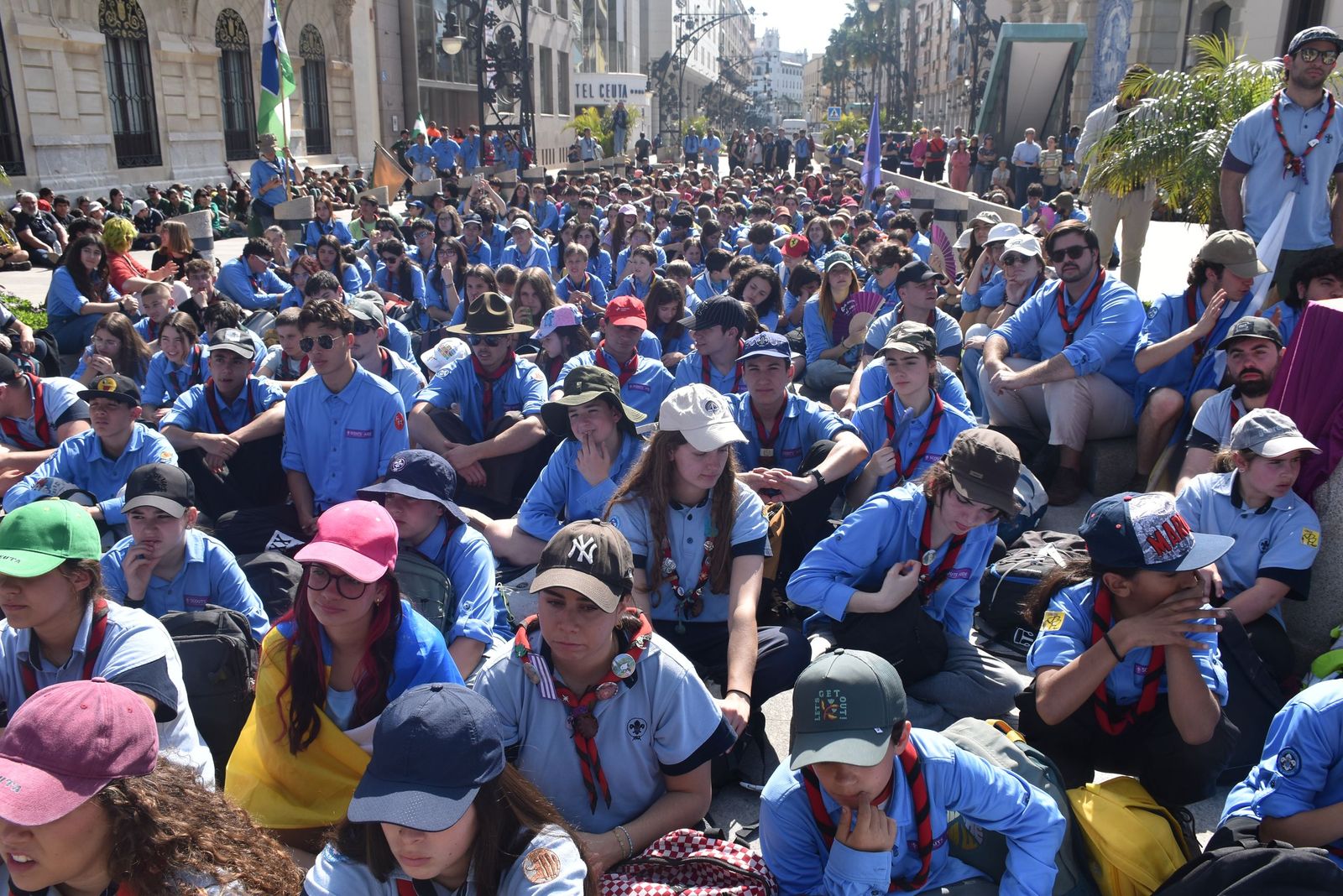 Ceuta da la bienvenida al movimiento scout con una hermosa ceremonia
