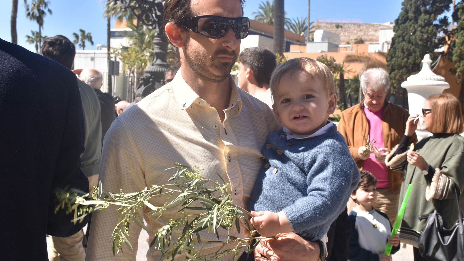 Procesión y bendición de las palmas y misa en el Santuario de África por el Domingo de Ramos
