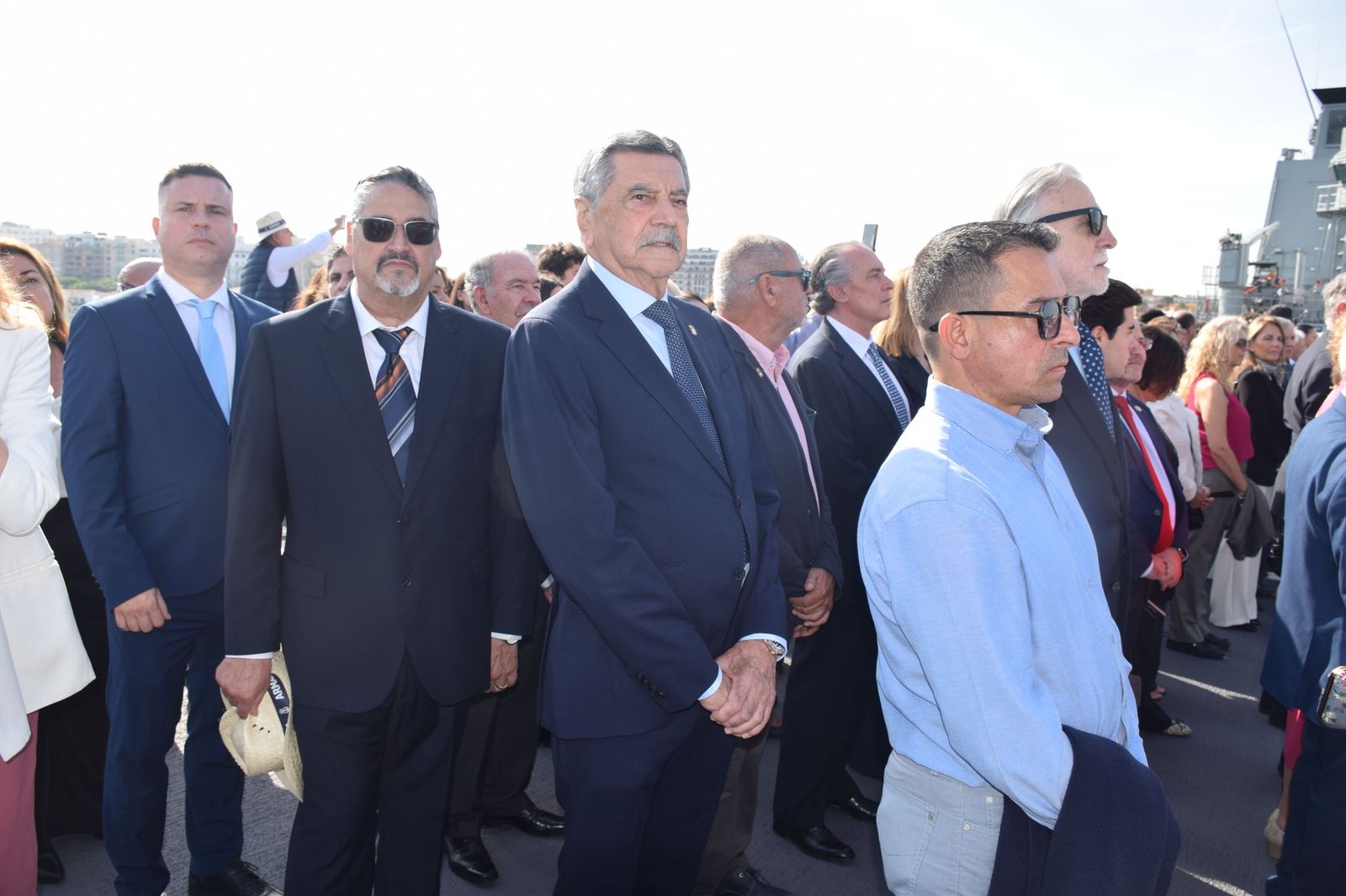 Emotiva jura de bandera a bordo del 'Castilla'