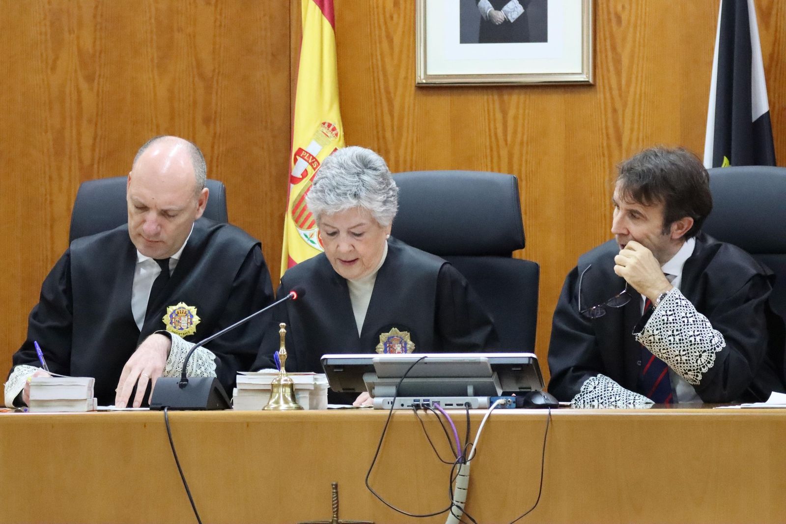 El tribunal de la Audiencia este martes.