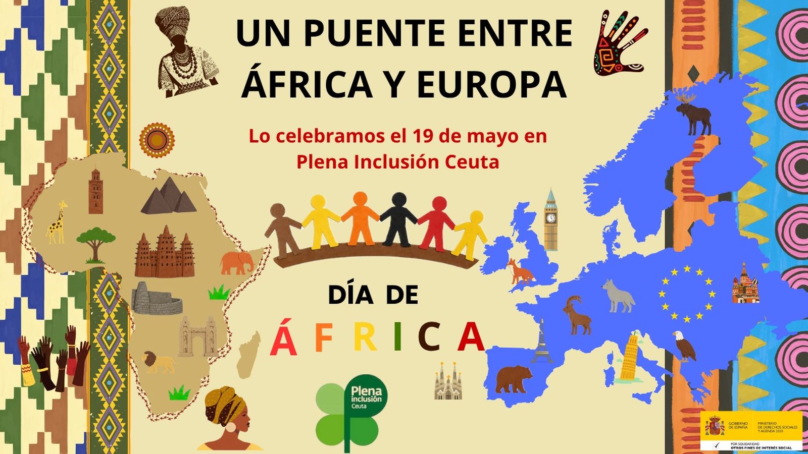 Cartel anunciador del acto