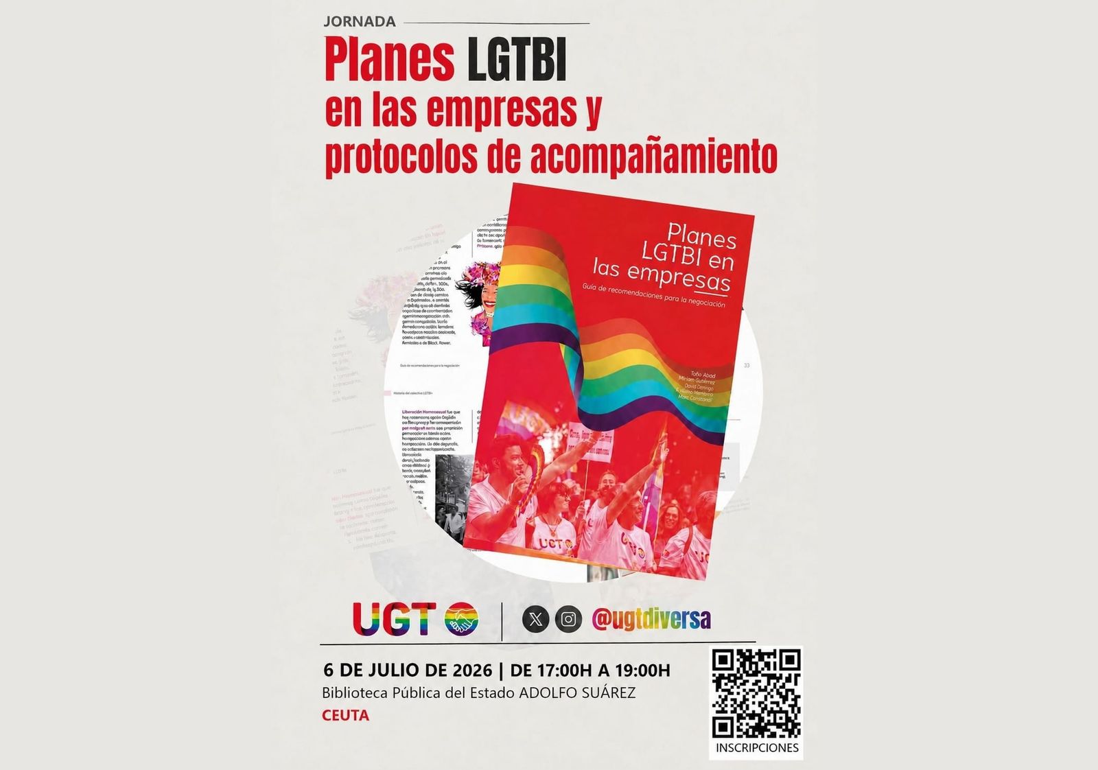 UGT lleva a Ceuta las claves para implantar los planes LGTBI en las empresas con una jornada abierta al público