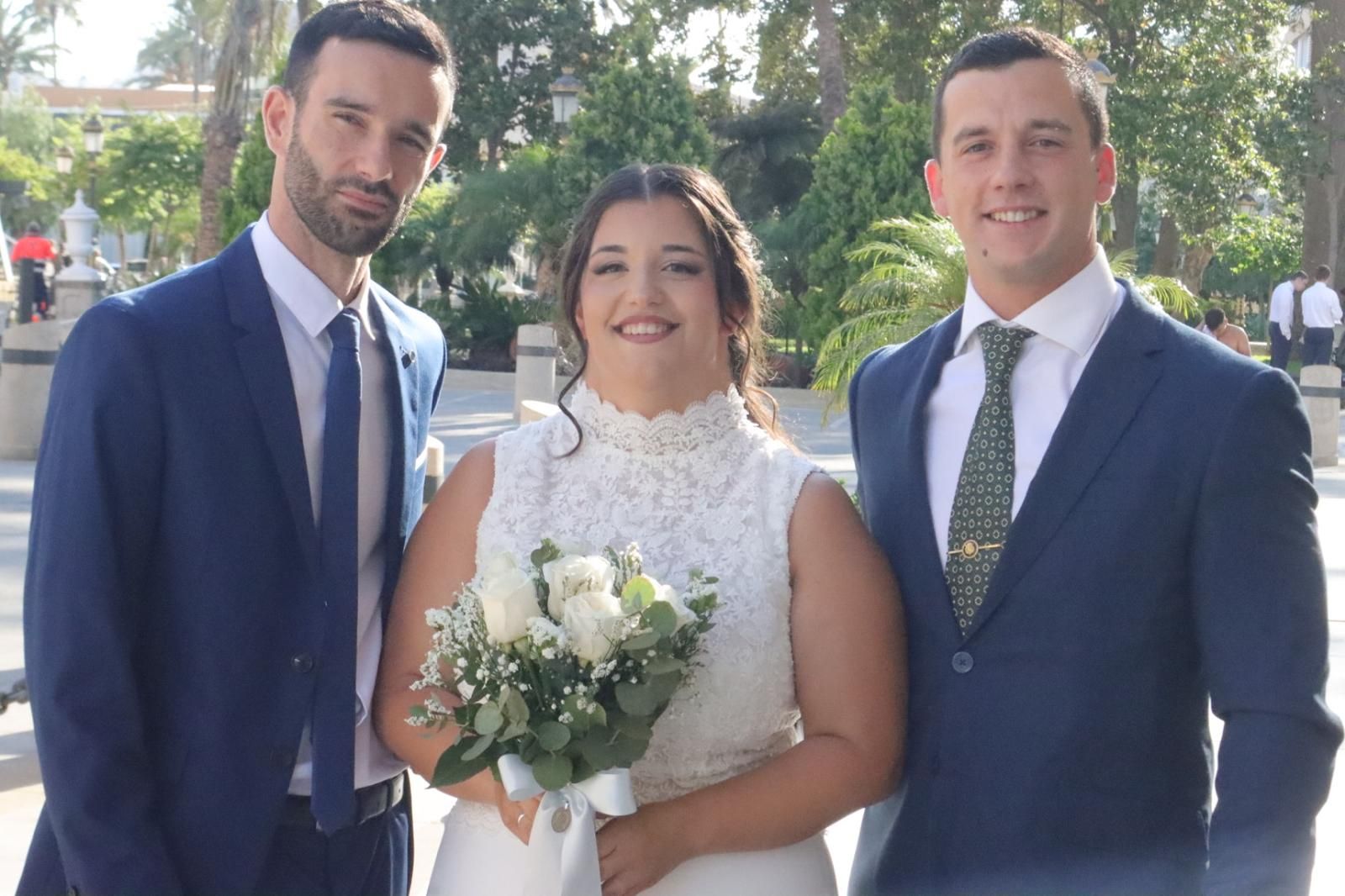Omar y Claudia sellan su amor en el Salón del Trono