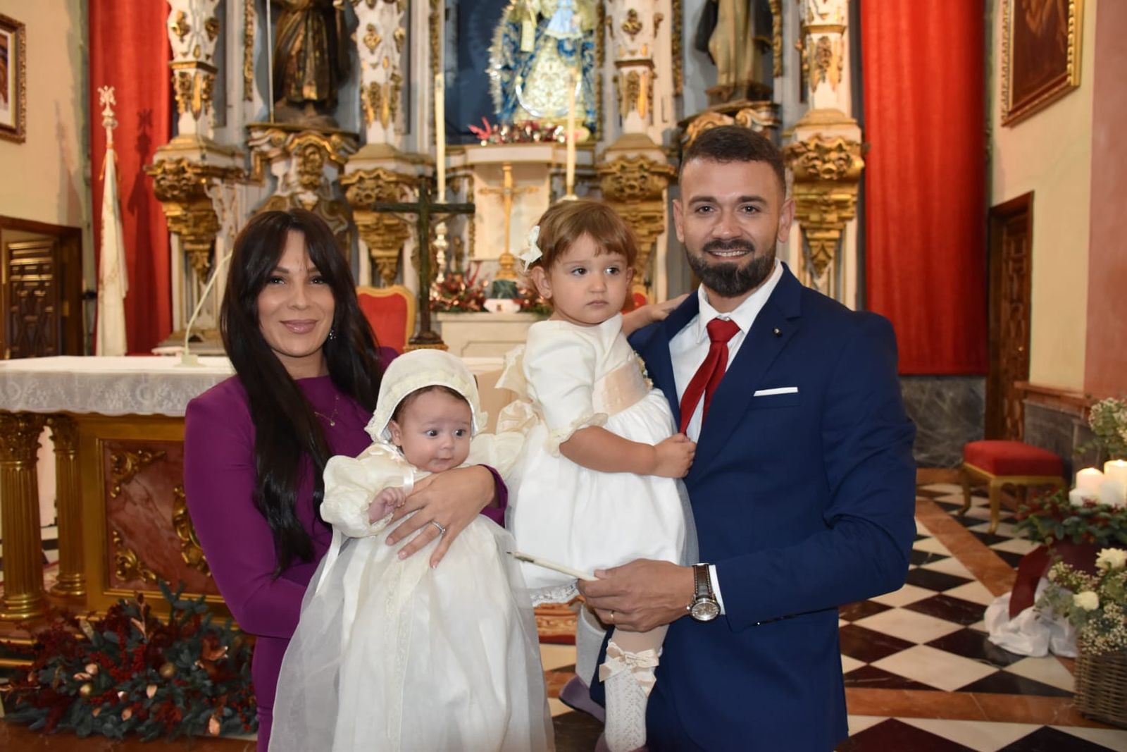 El bautizo de los hermanos Antonio y Jimena