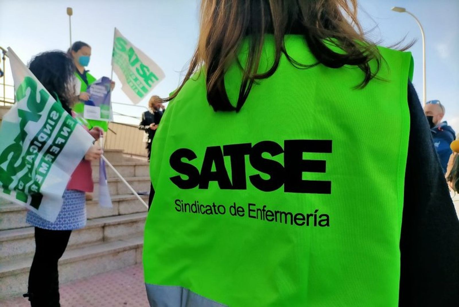 Manifestación del sindicato. / FOTO E.P.