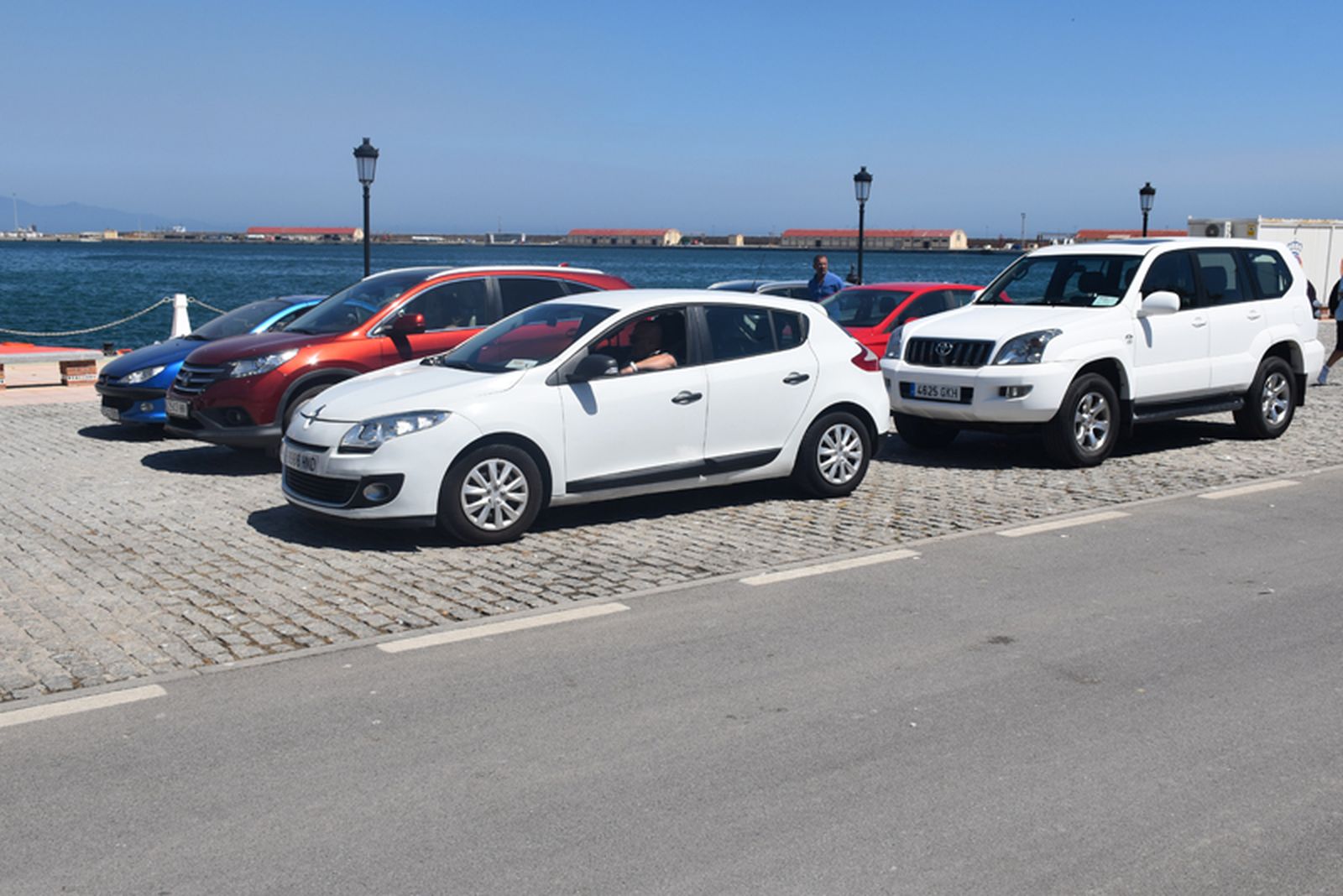 La OPE ensaya una zona de emergencia en el Muelle España