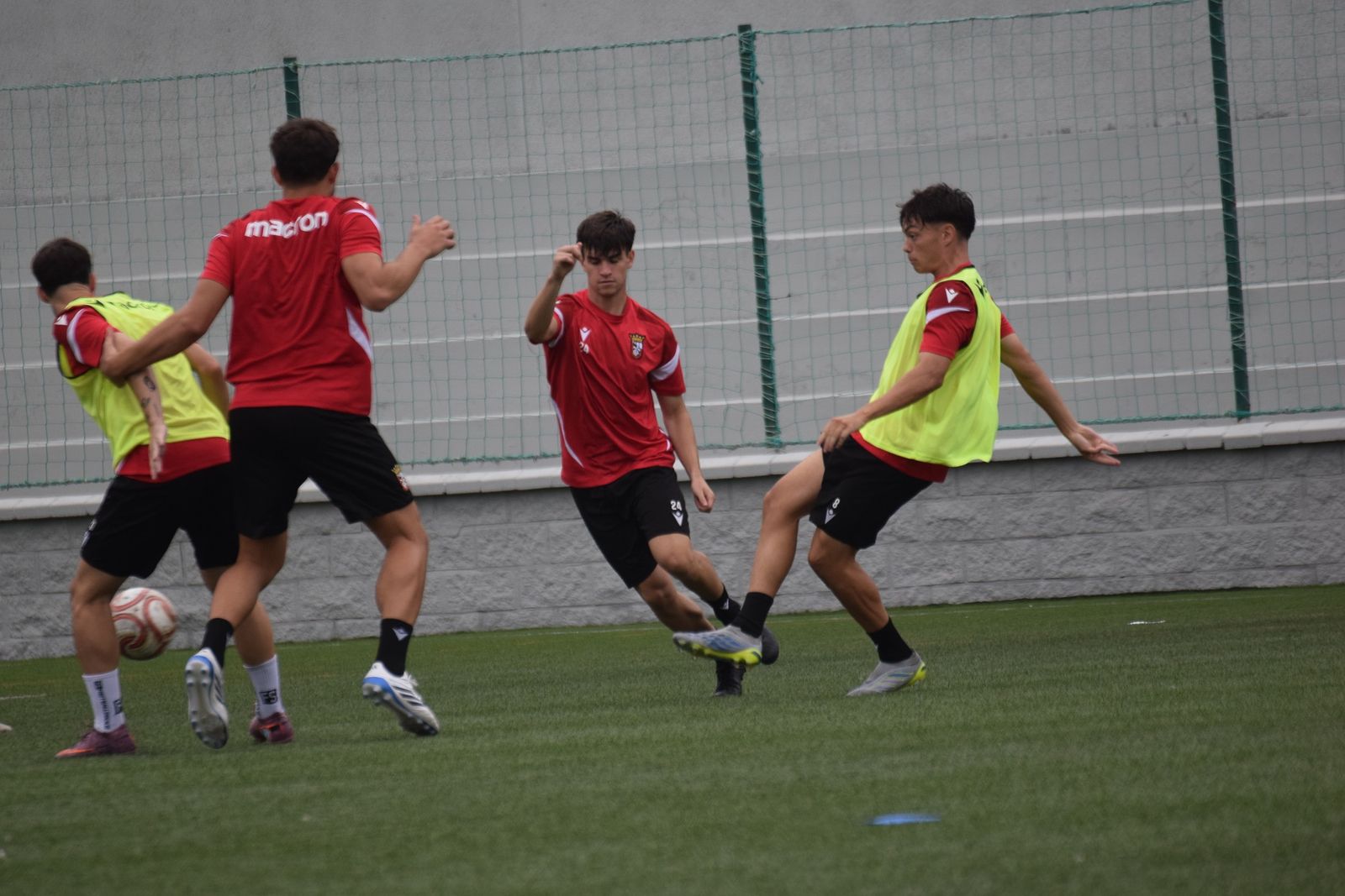 Entrenamiento del filial de la AD Ceuta
