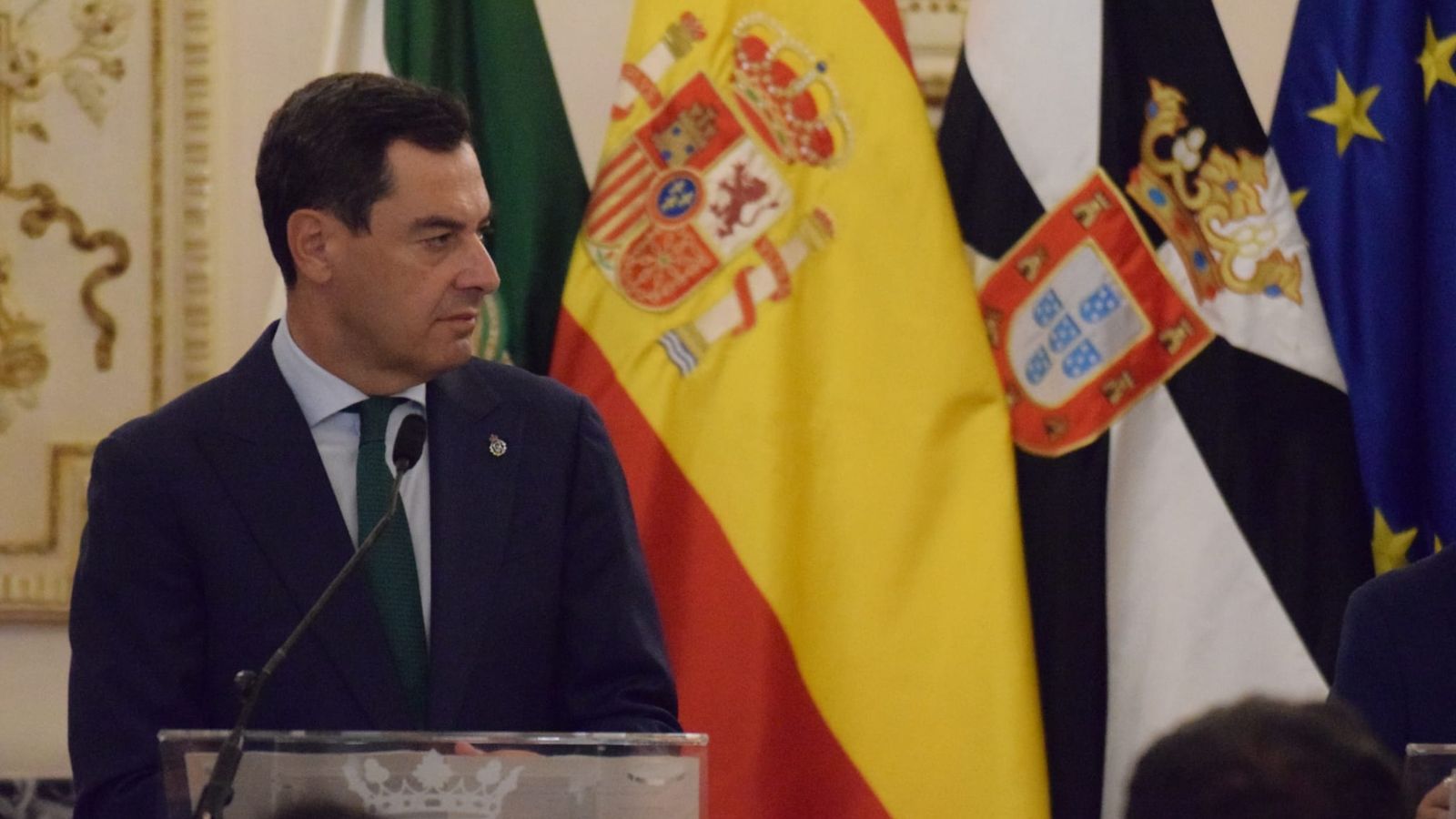 El presidente de la Junta de Andalucía, Juanma Moreno