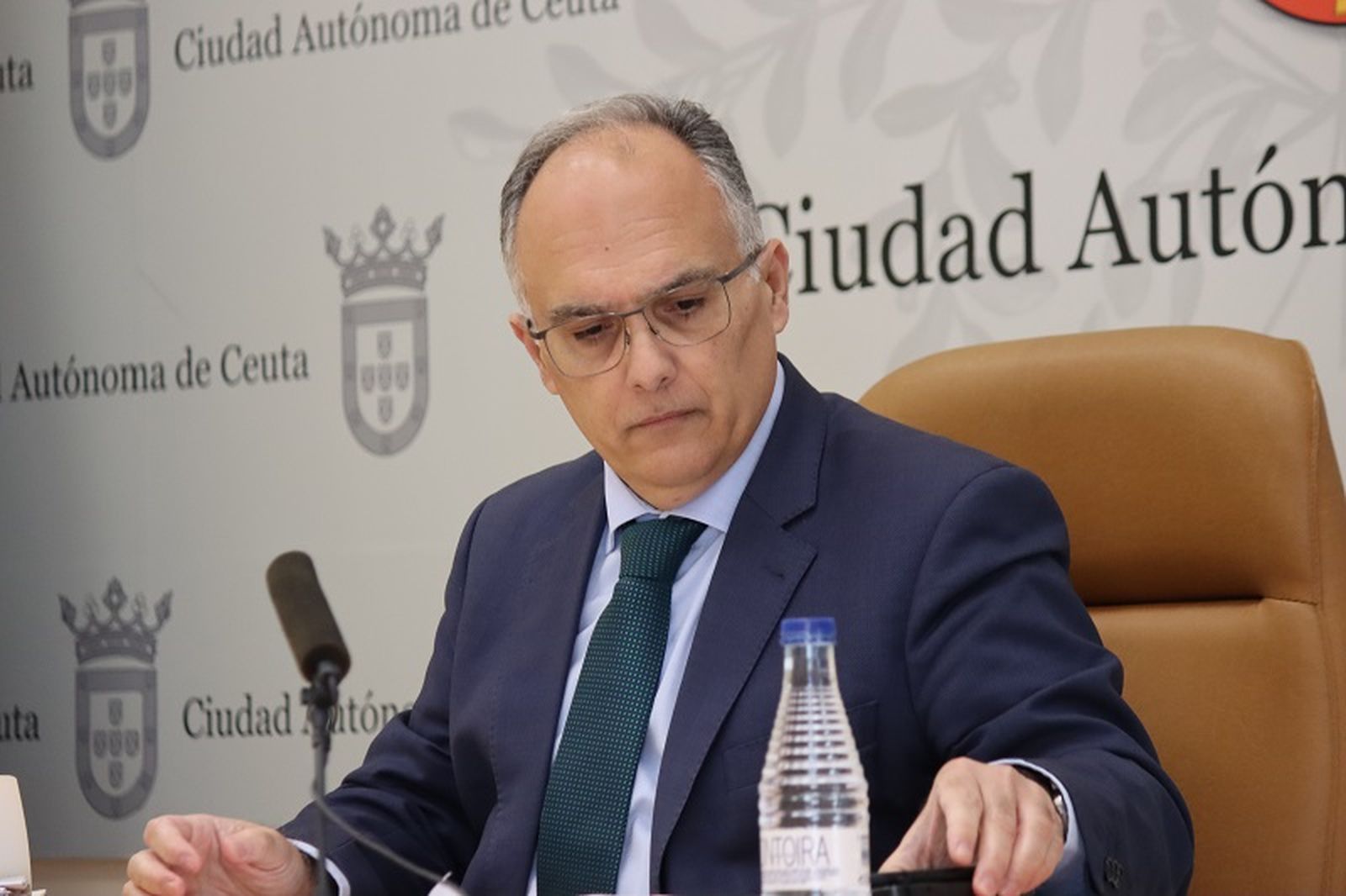 Alberto Gaitán como portavoz del Gobierno./ FOTO REDUAN