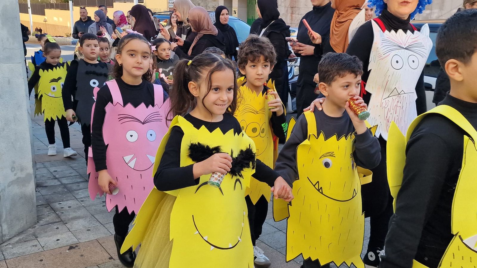 El CEIP 'Ciudad de Ceuta' vibra con su cabalgata de carnaval
