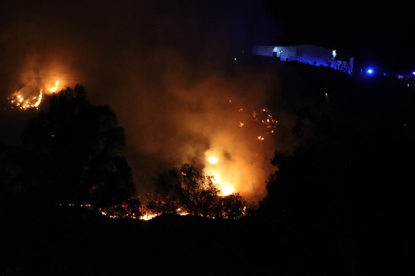 Incendio junto a los Delfines en la madrugada de este domingo Incendio junto a los Delfines en la madrugada de este domingo