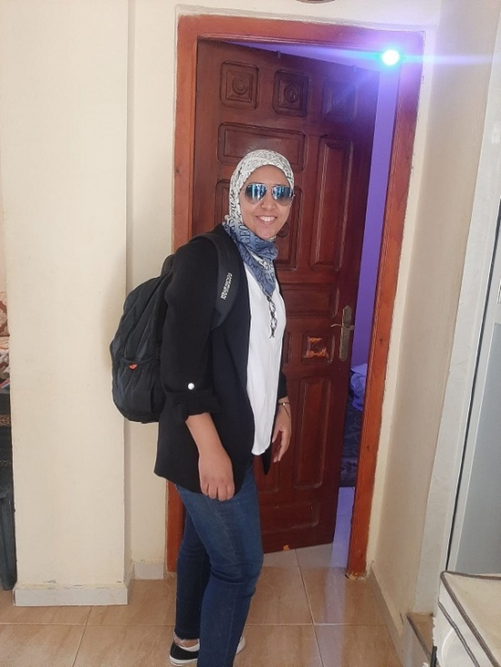 Rachida en su regreso a Marruecos / CEDIDA