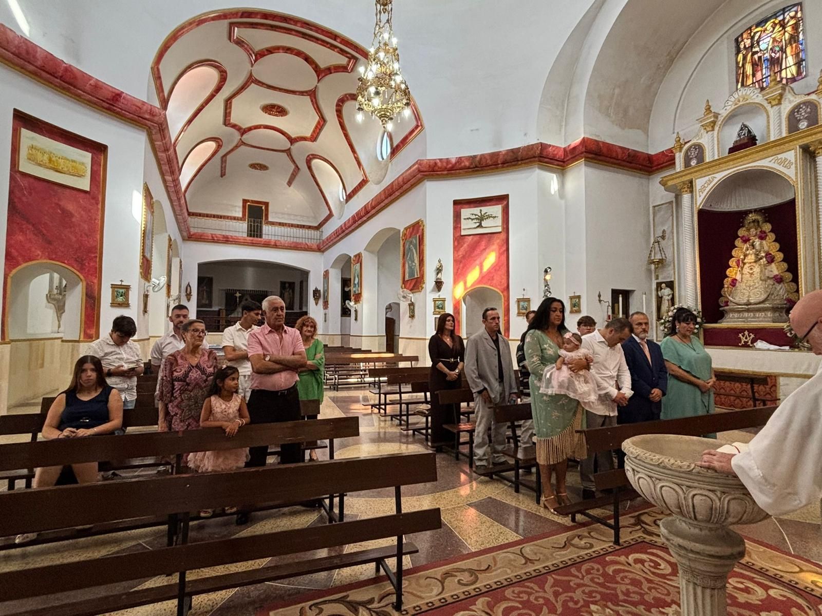 Atenea recibe el Sacramento del Bautismo en Santa Teresa