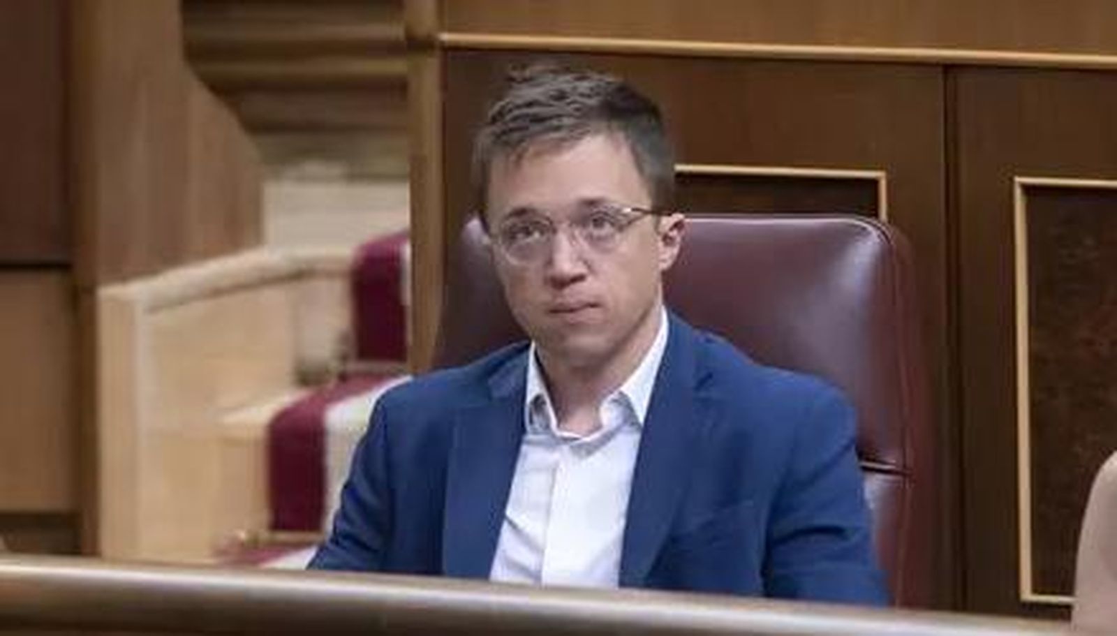 Íñigo Errejón, a su llegada a los juzgados de Plaza de Castilla para declarar por la denuncia de Elisa Mouliaá.