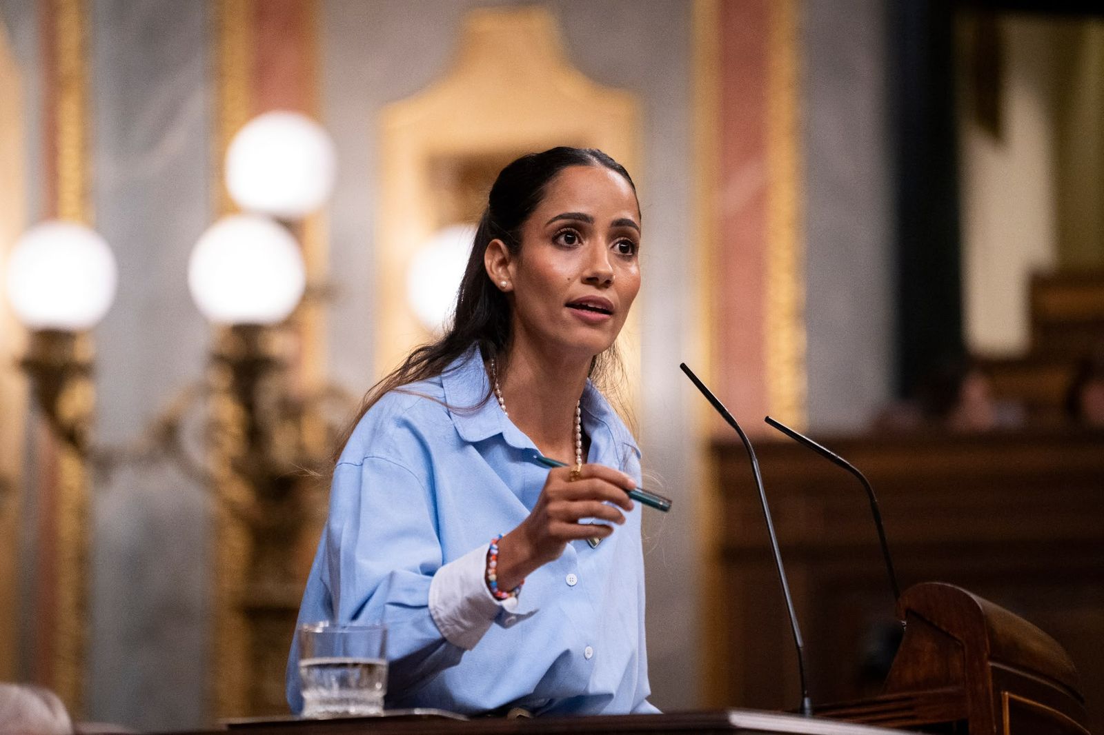 La diputada Tesh Sidi en una intervención en el Congreso